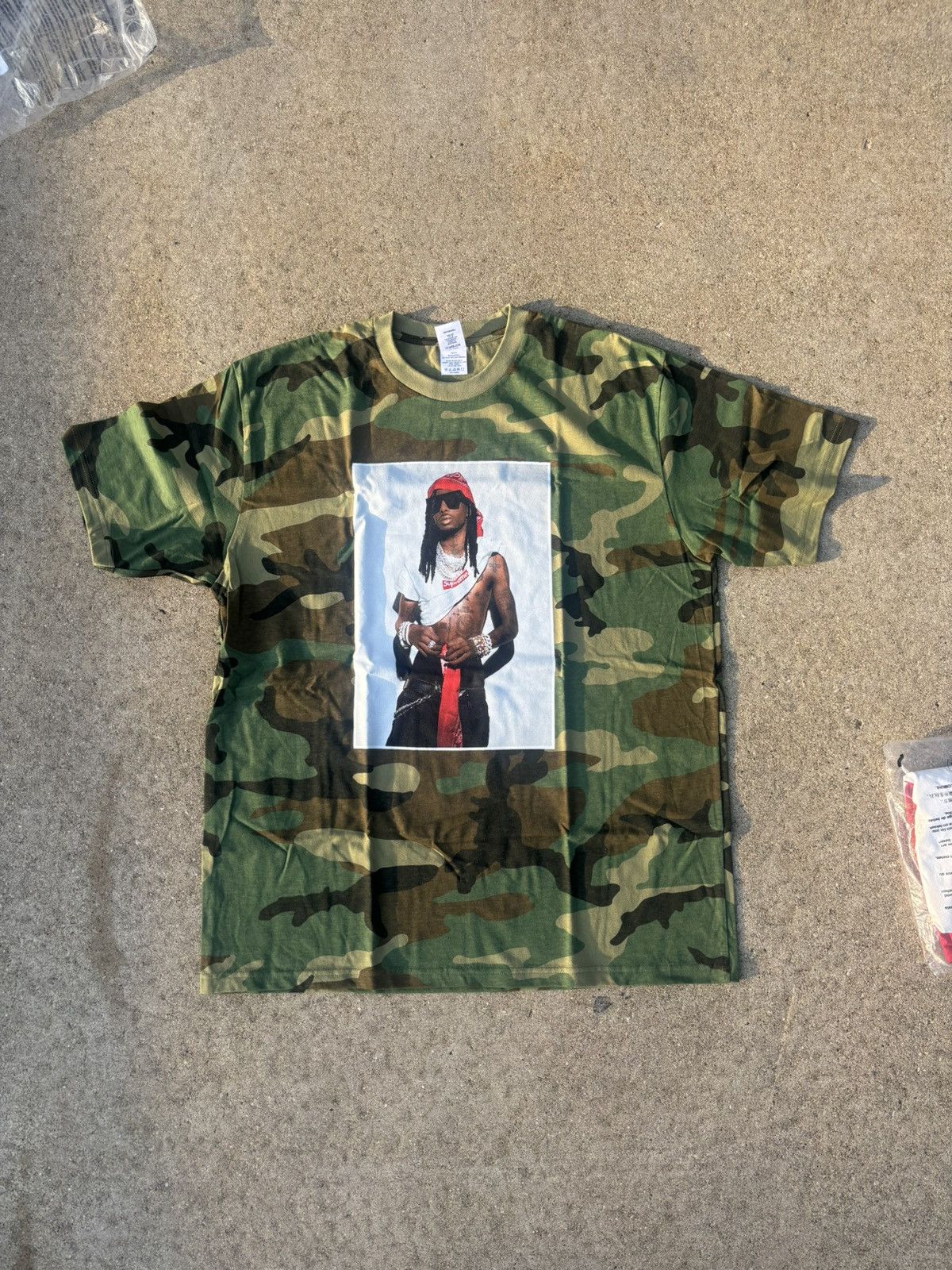 Supreme Playboi Carti x Supreme T-Shirt Camo Tee XL FW25