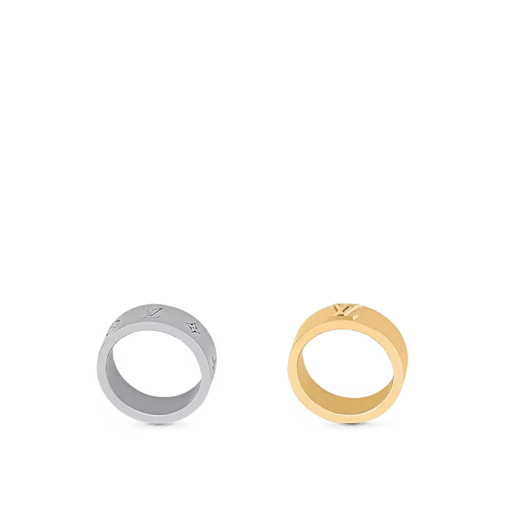 Louis Vuitton LV Instinct Set of 2 Rings - L Size ONE SIZE - 4 Thumbnail