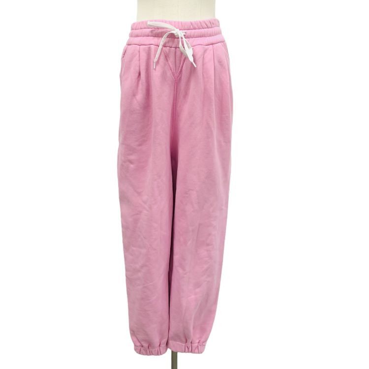 Miu Miu Miu Miu Pink Logo Embroidered Sweatpants Size 38 Size 26" / US 2 / IT 38 - 1 Thumbnail