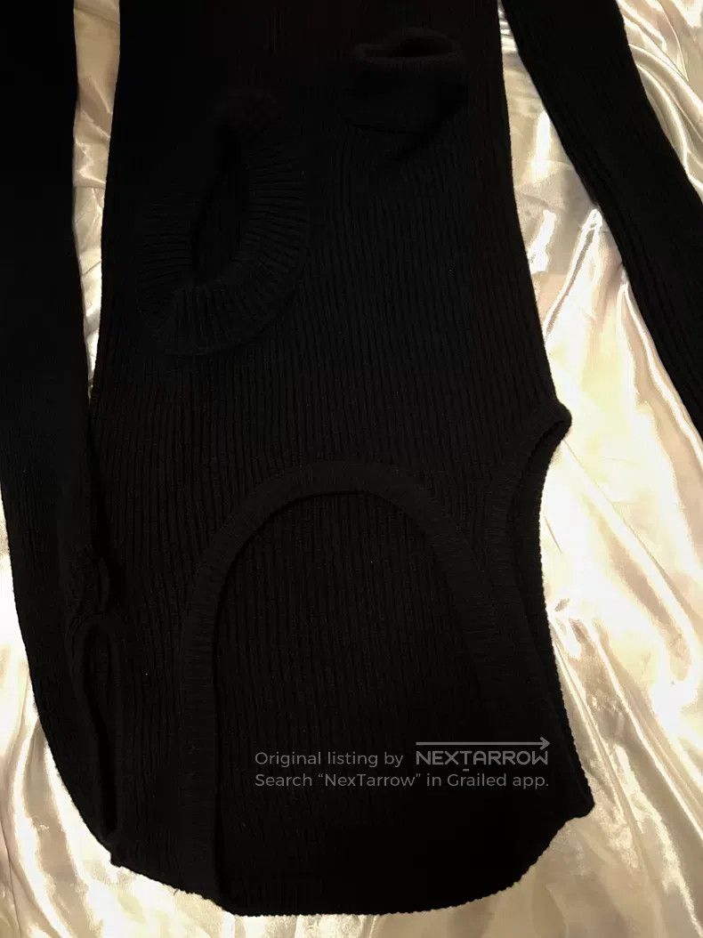 Rick Owens Rick Owens Banana Black Knit Sweater Size US S / EU 44-46 / 1 - 2 Thumbnail