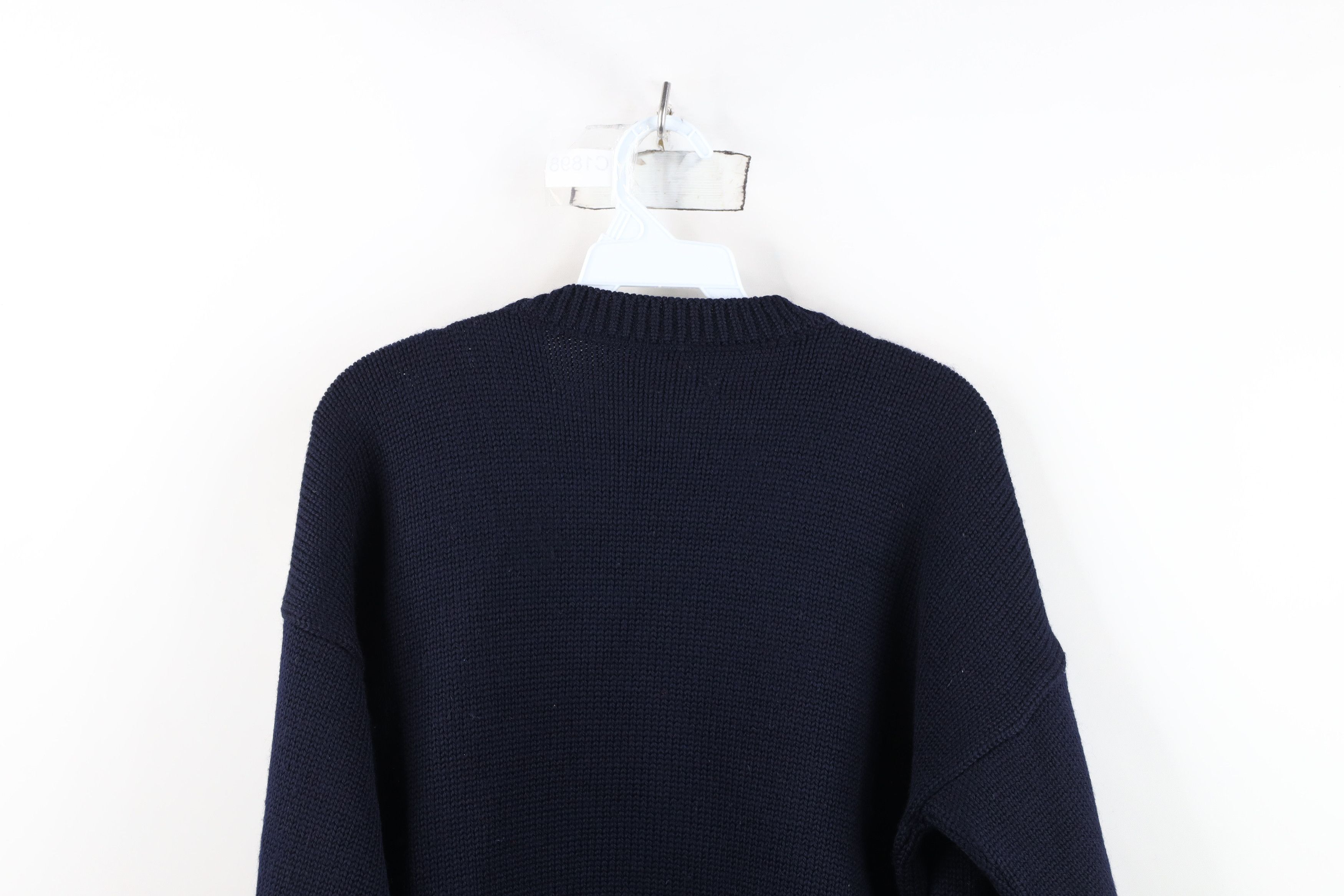 Vintage Vintage 70s Streetwear Needlepoint Animal Knit Sweater Size L / US 10 / IT 46 - 11 Thumbnail