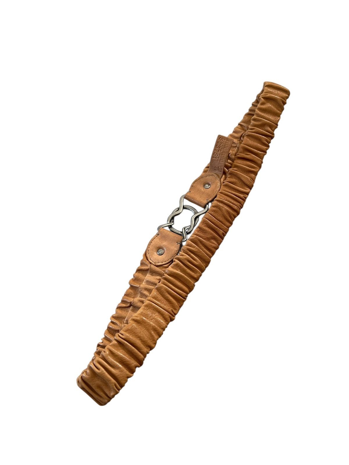 Miu Miu Miu Miu Leather Stretch Elastic Belt Size ONE SIZE - 3 Thumbnail
