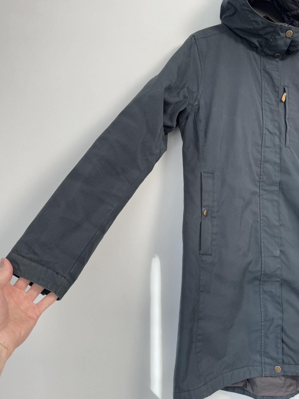 Fjallraven Fjallraven Kiruna Padded Parka Hooded Blue Navy Jacket Coat Size L / US 10 / IT 46 - 12 Thumbnail