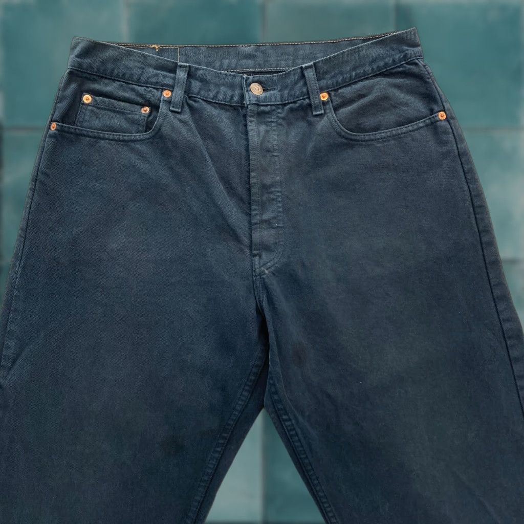 Levi's VINTAGE Levi's 501 Jeans Mens 36x30 Straight Blue Denim Button Fly Orange Tab Jeans Mens 501 Series Cowboy Grunge Rock 30in Inseam Mens Size US 36 / EU 52 - 1 Thumbnail