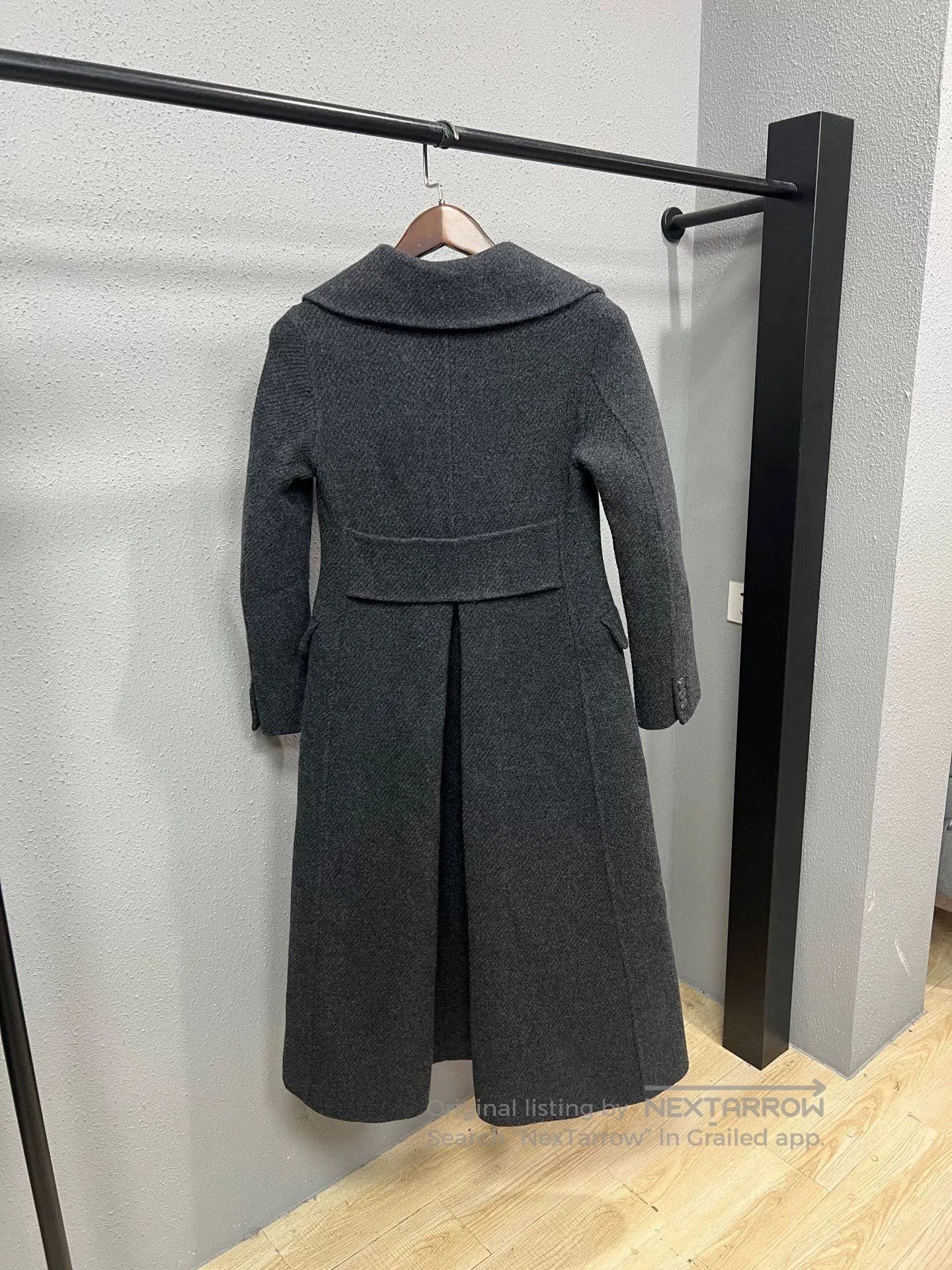 Dior Dior Grey Wool Coat Size 34. Size XS / US 0-2 / IT 36-38 - 2 Thumbnail