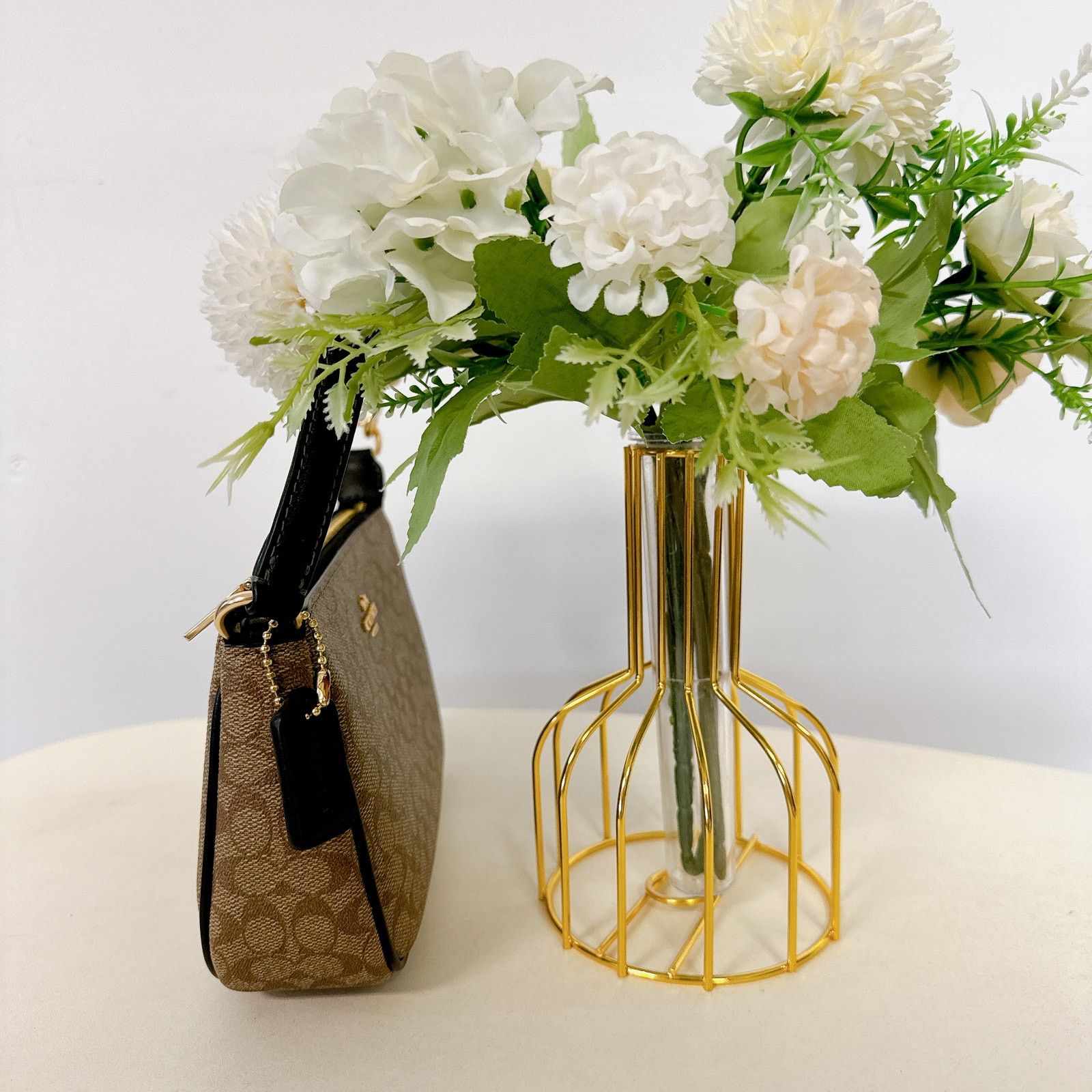 Coach Coach CS445 Nolita 19 In Colorblock Signature IN Khaki Black Size ONE SIZE - 4 Thumbnail