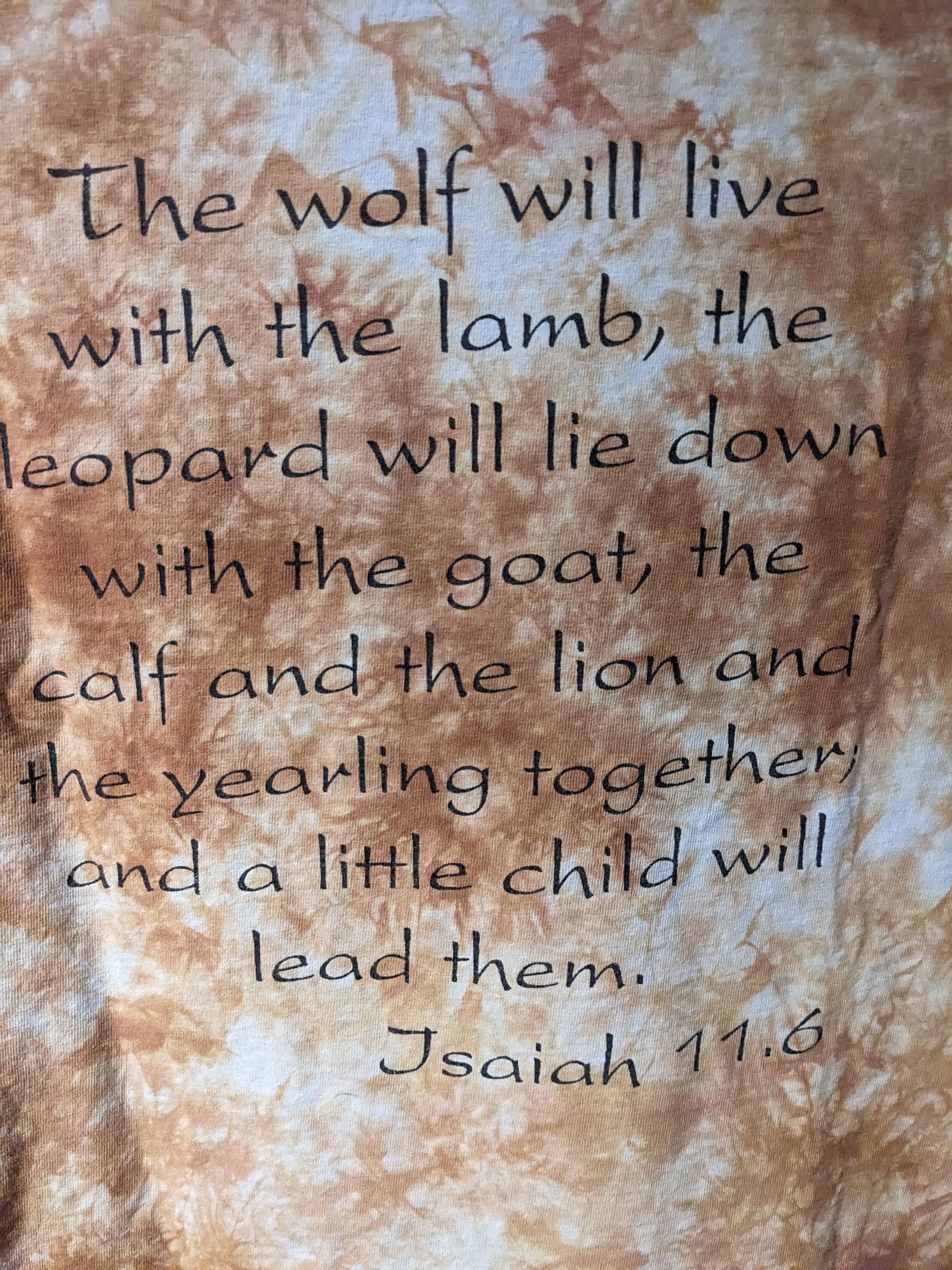 Vintage Vintage Y2K Lion Sheep Isaiah Religion 3X-Large T-Shirt Size US XXL / EU 58 / 5 - 10 Thumbnail