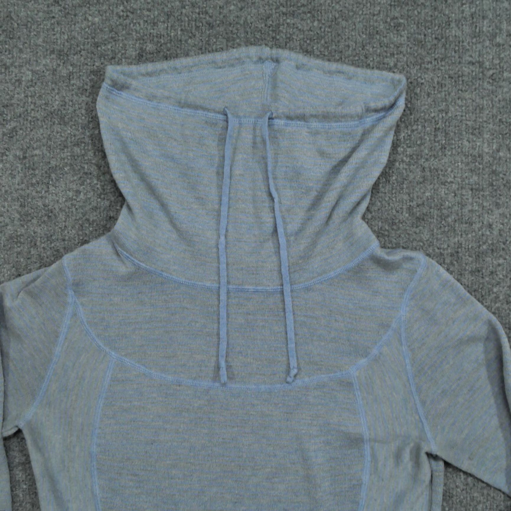 Dakine VINTAGE DAKINI Sweater Womens S Blue Pullover Kangaroo Pocket Outdoors Wool Blend Long Sleeve Knit High Neck Winter Size S / US 4 / IT 40 - 2 Thumbnail