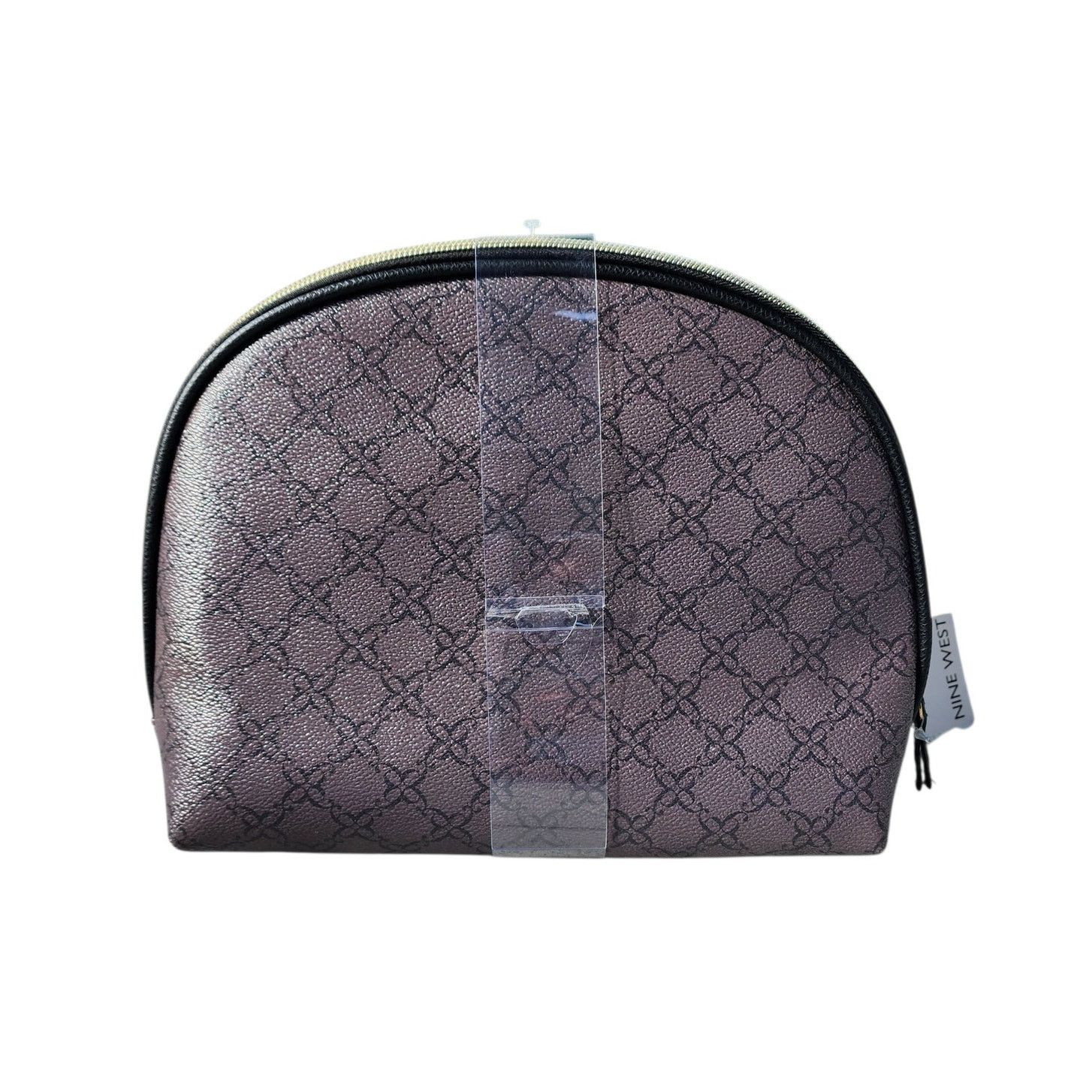 Nine West Nine West Two Piece Dome Faux Leather Cosmetic Bag Set Size ONE SIZE - 3 Thumbnail