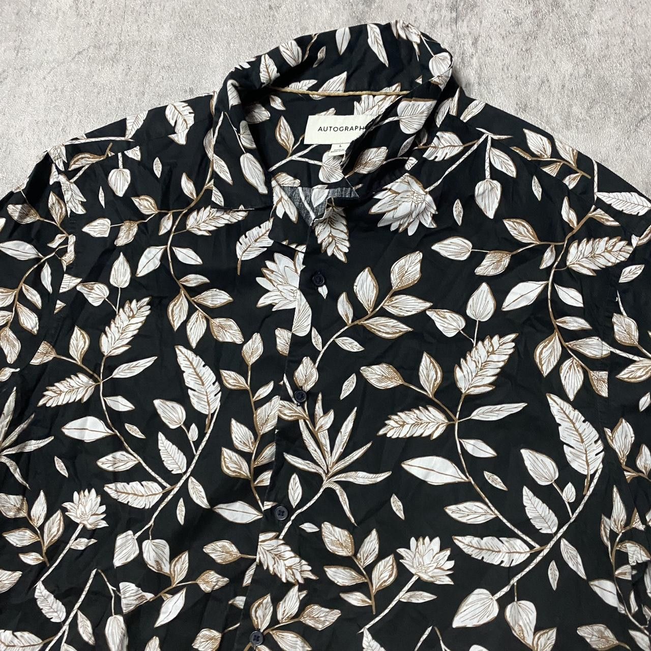 Other Autograph black and white floral button-up shirt Size US L / EU 52-54 / 3 - 2 Thumbnail