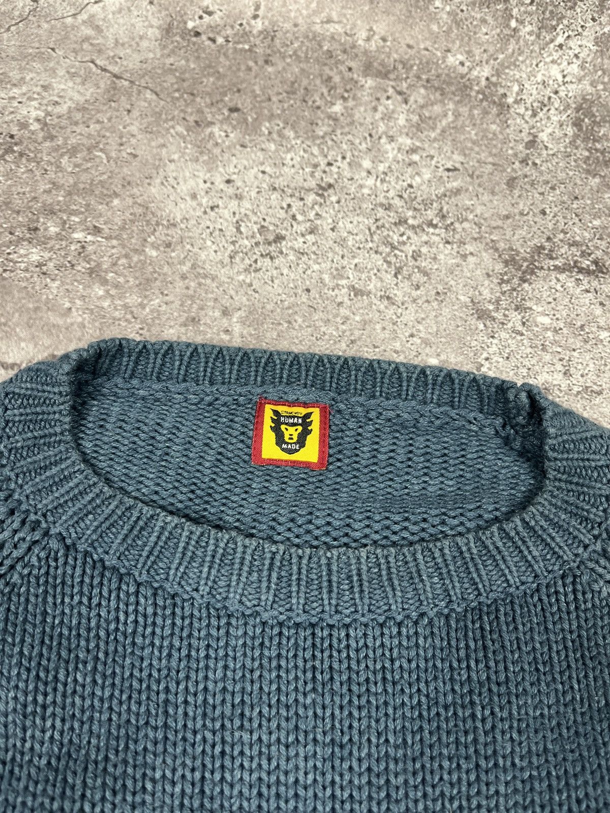 Human Made Human Made Logo Cotton Knit Sweatshirt Size US S / EU 44-46 / 1 - 6 Thumbnail