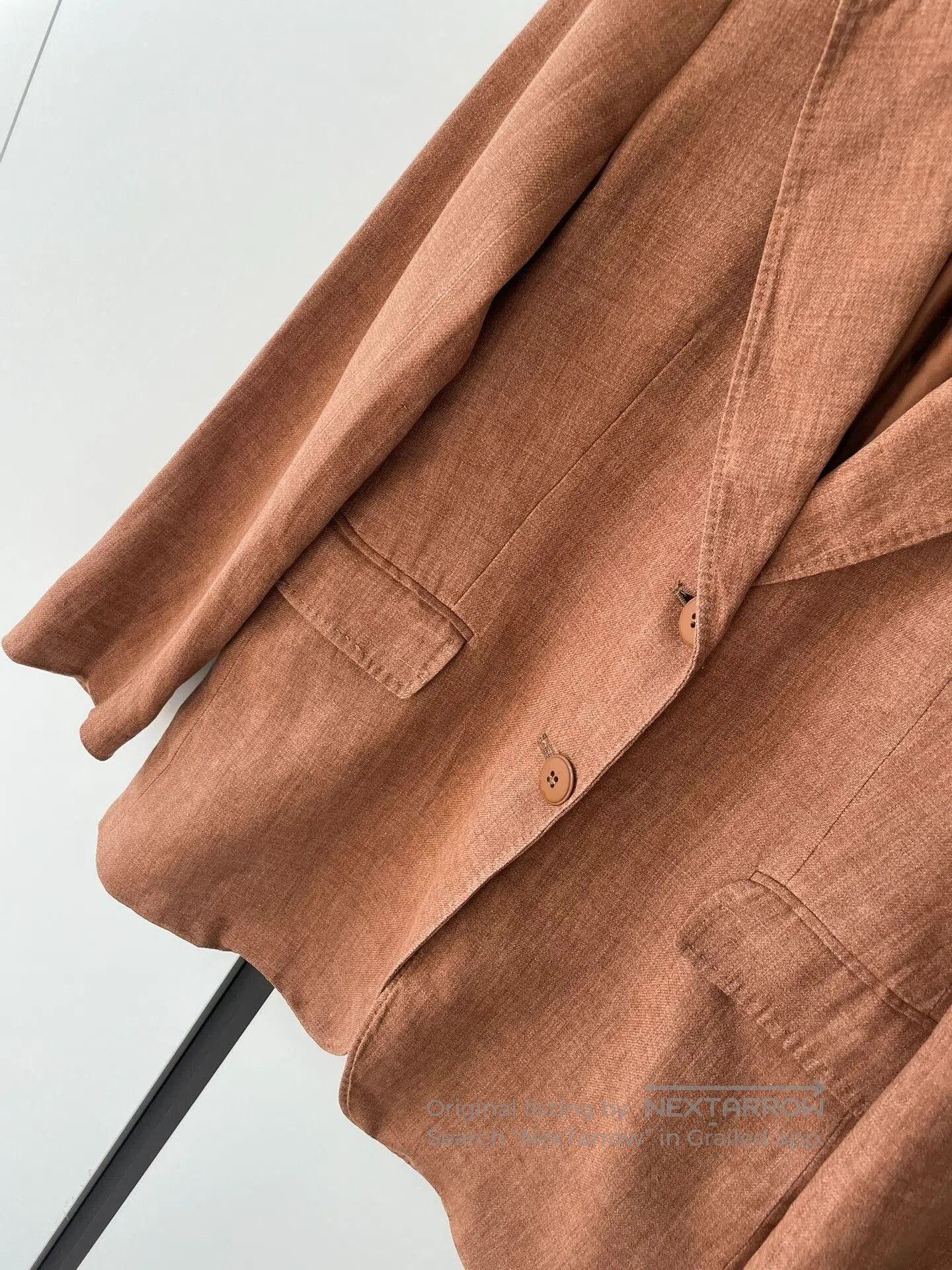 Max Mara Maxmara Studio Linen Casual Blazer. Size M / US 6-8 / IT 42-44 - 3 Thumbnail