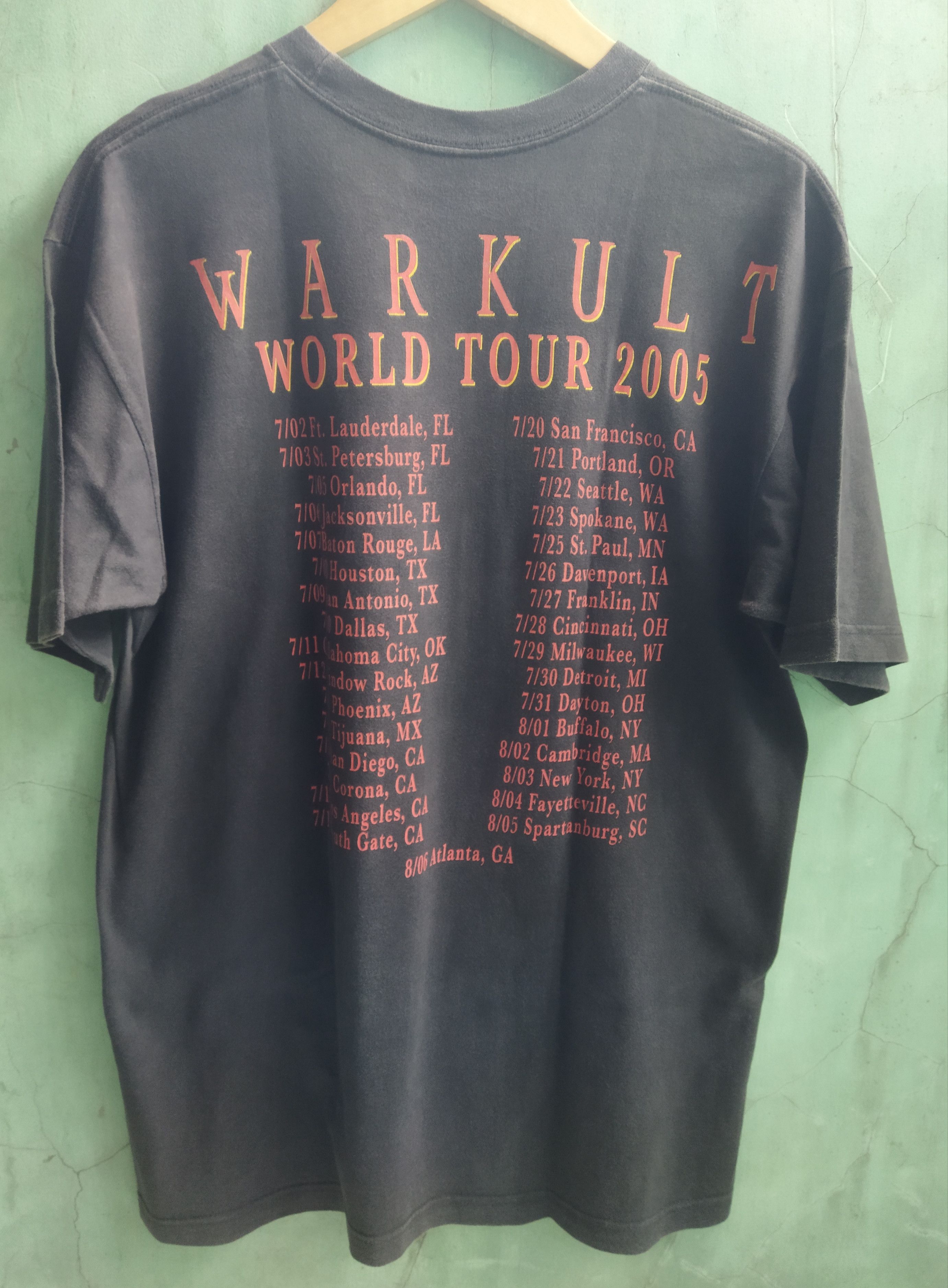 Band Tees MALEVOLENT CREATION warkult world Tour 2005 Size US L / EU 52-54 / 3 - 3 Thumbnail