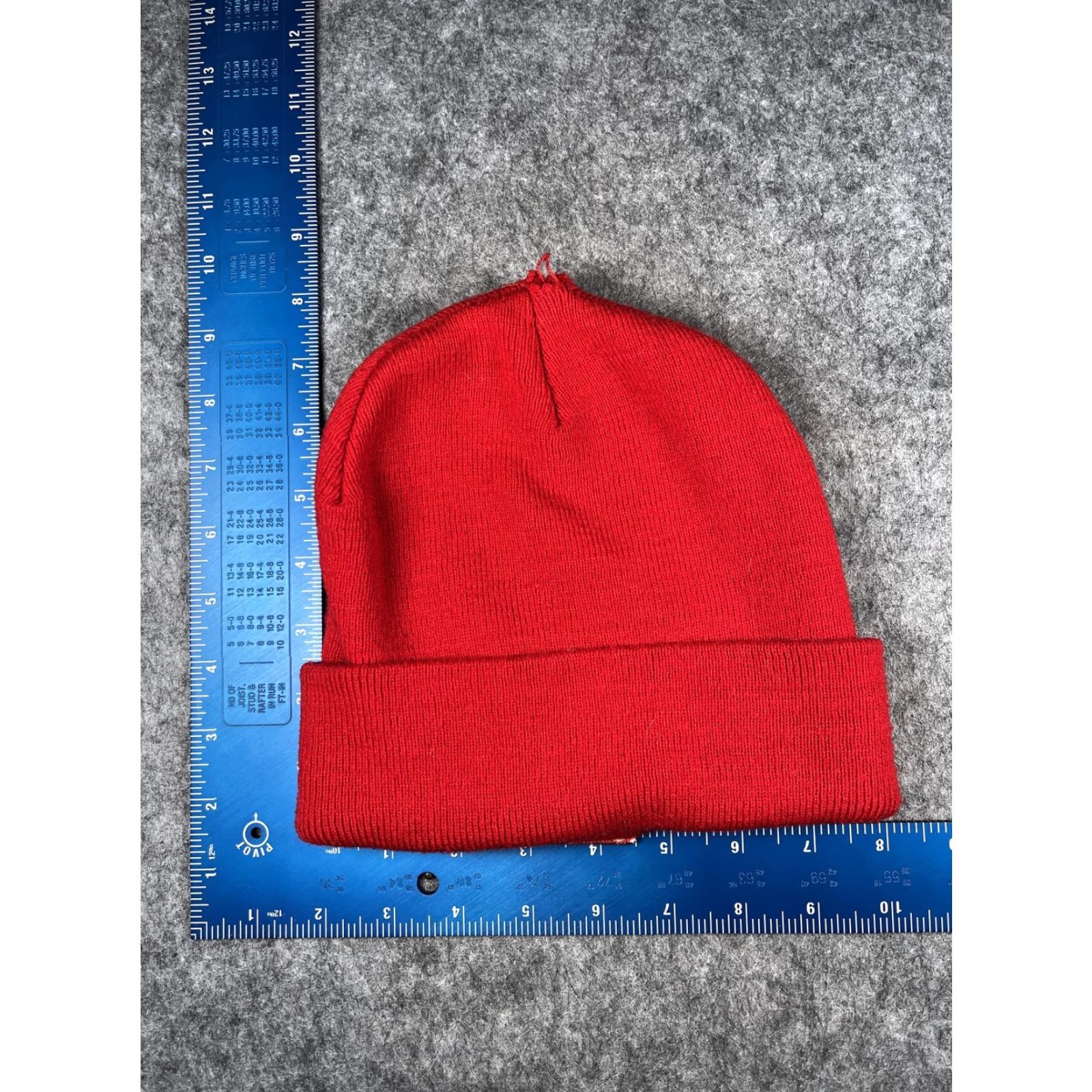 Vintage Cali Life Hat Beanie Mens One Size Red Knit California Logo Winter USA Patriotic Size ONE SIZE - 5 Thumbnail