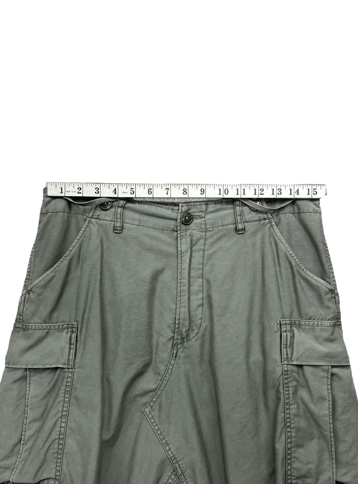 Edition Japan 🔥FYE🔥RNA Bondage Military Drop Crotch Cropped Pants Size US 30 / EU 46 - 9 Thumbnail