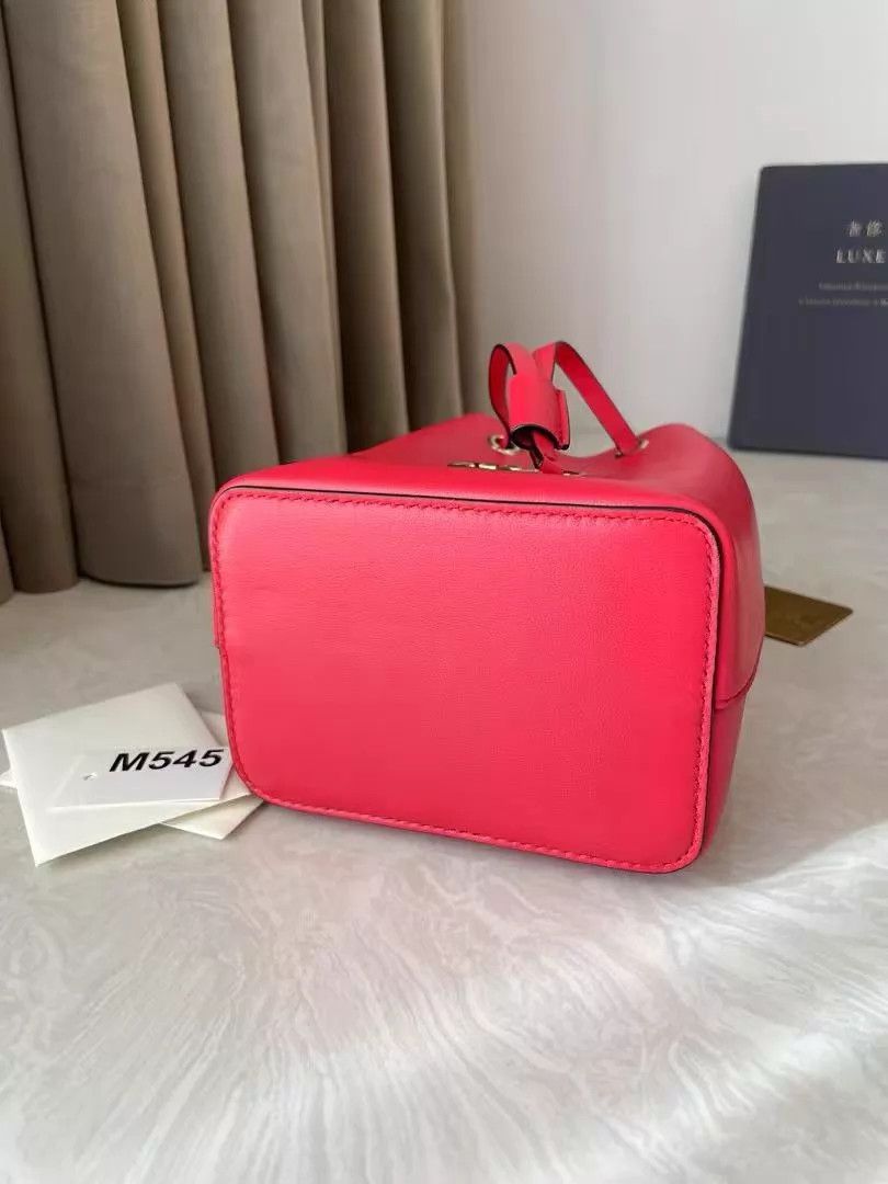 Valentino Valentino Festive Red Drawstring Bucket Bag M545 Size ONE SIZE - 7 Thumbnail
