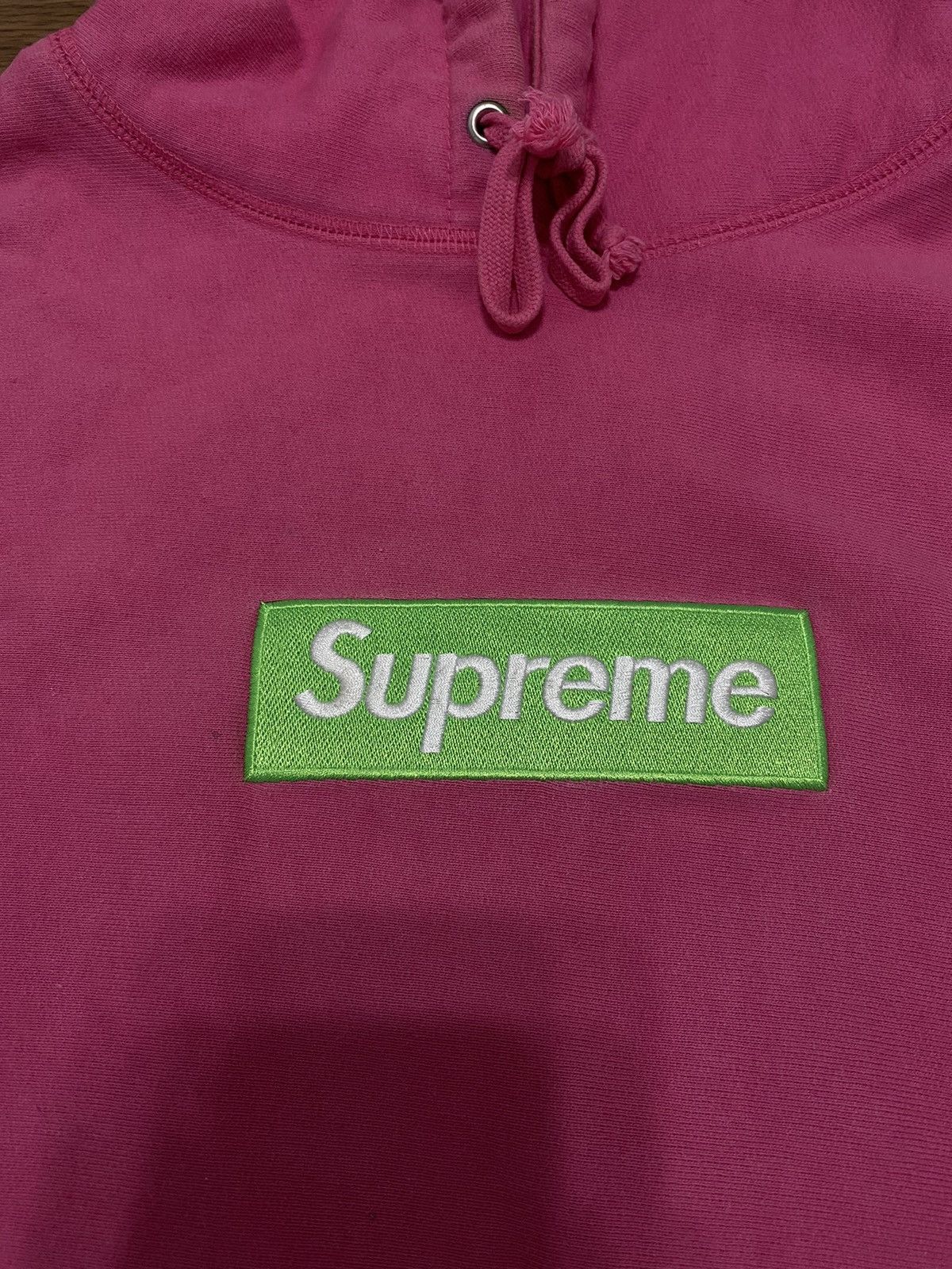 Supreme box logo hoodie magenta online