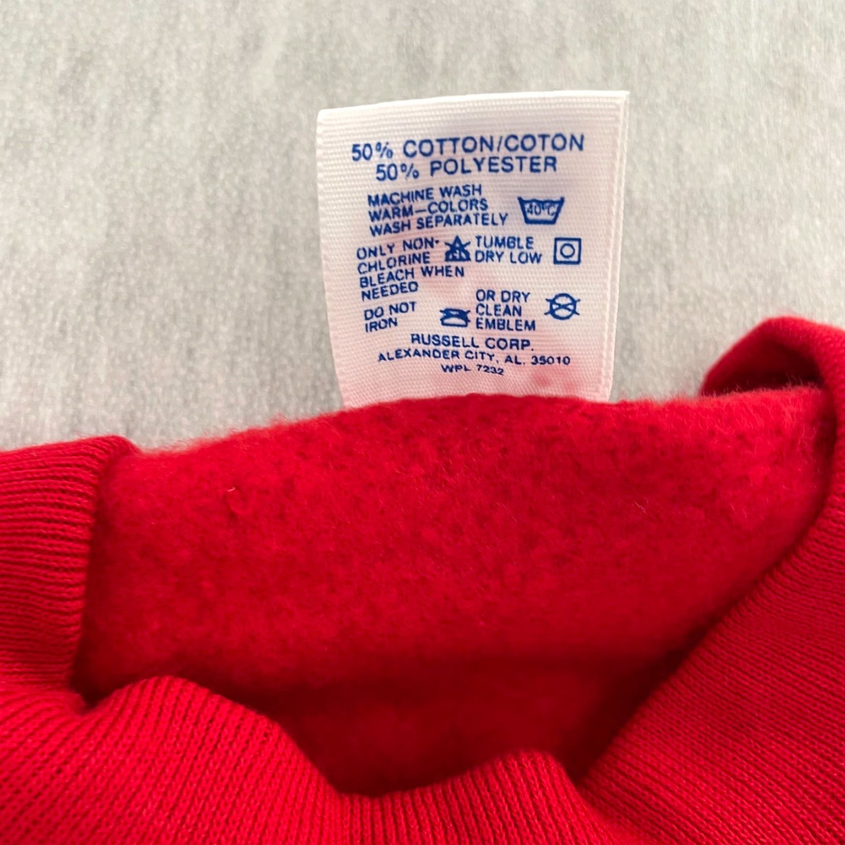 Jerzees VINTAGE Jerzees Sweater Adult Extra Large Red Plain Blank Sweatshirt Mens XL NEW Size US XL / EU 56 / 4 - 7 Thumbnail
