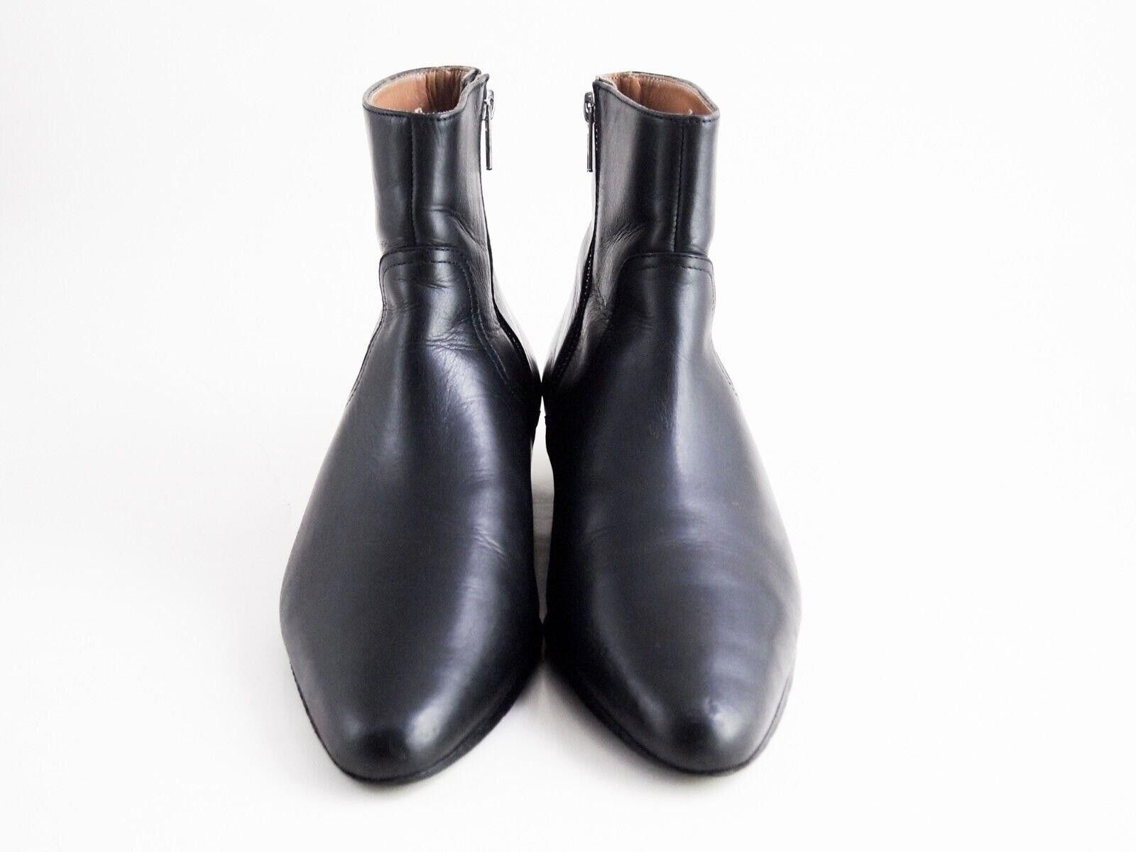 Iro Iro Chelsea Boots Black Leather US 10 EU 40 $720 Size US 10 / IT 40 - 4 Thumbnail