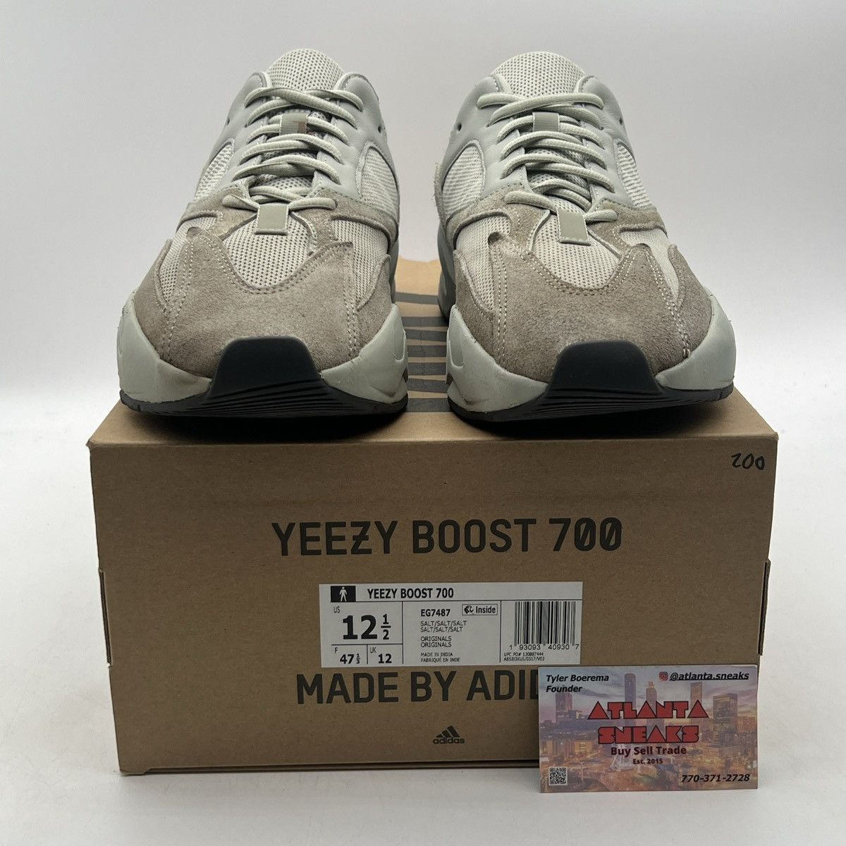 Adidas Yeezy boost 700 salt Grailed