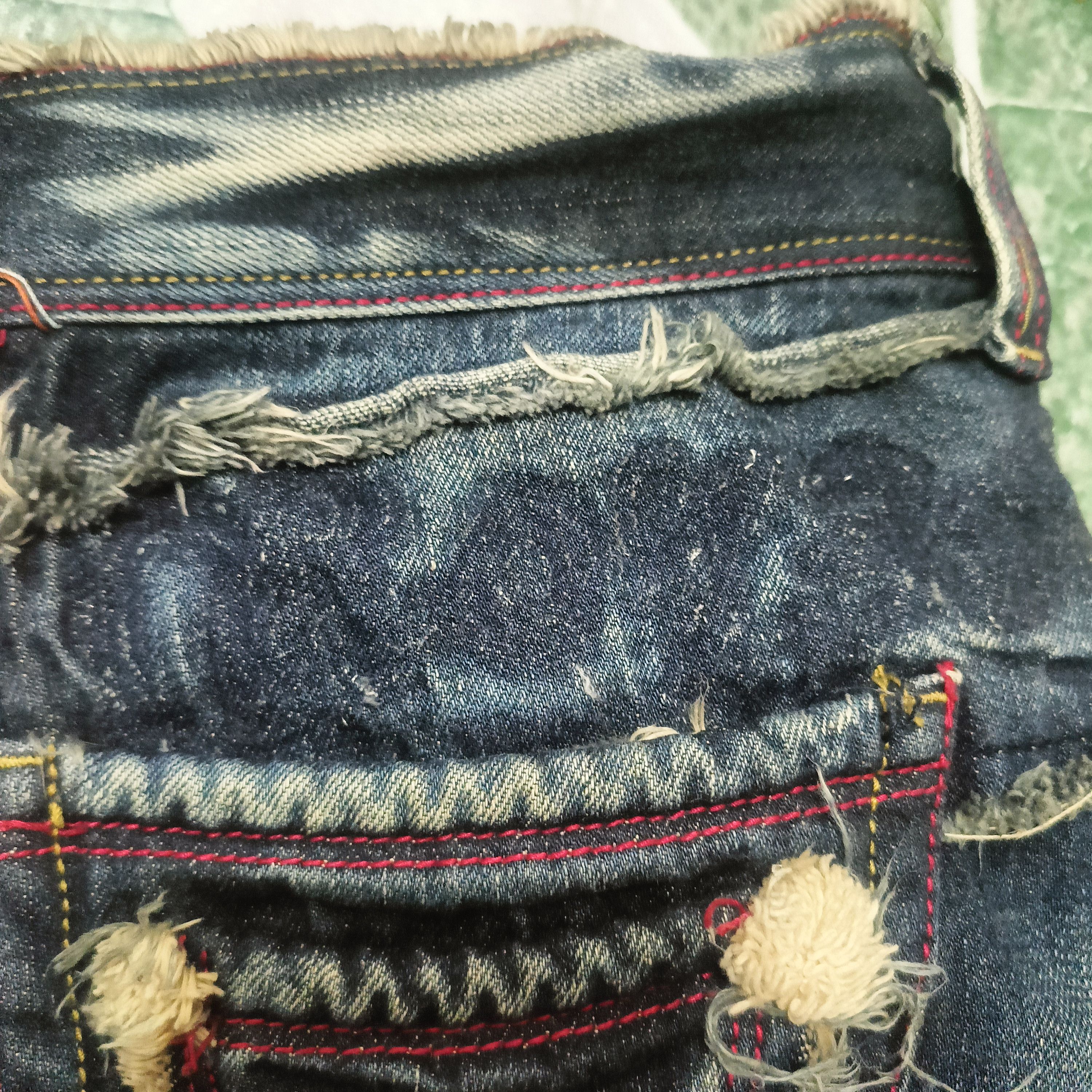 If Six Was Nine Roy 310 flared distressed bootcut jeans Size US 29 - 16 Thumbnail