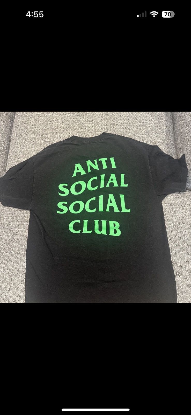 Anti Social Social Club ASSC HATED TEE SIZE L Size US XL / EU 56 / 4 - 2 Thumbnail