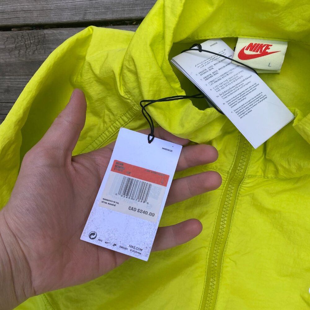 Nike × Stussy BNWT Nike X Stussy Windbreaker Jacket Large Neon Size US L / EU 52-54 / 3 - 8 Thumbnail