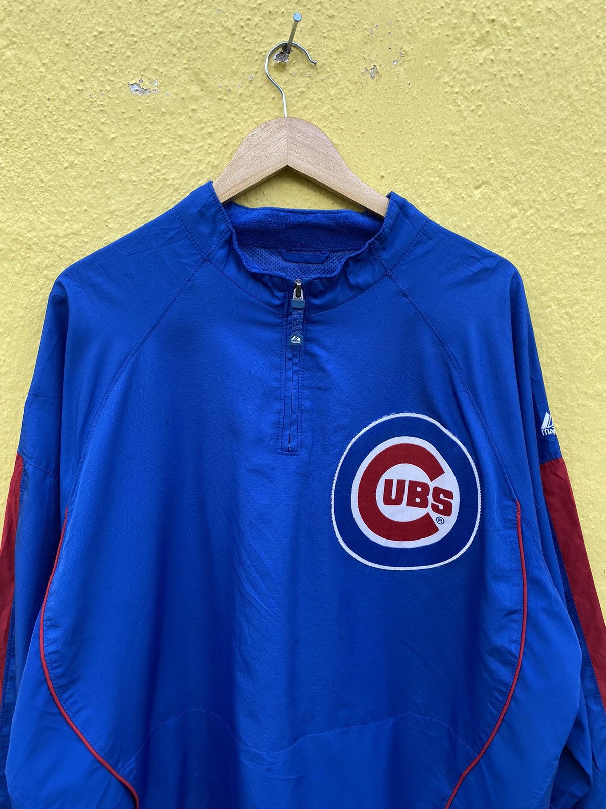 Majestic Majestic Ubs MLB windbreaker half zipper jacket Size US XL / EU 56 / 4 - 6 Thumbnail