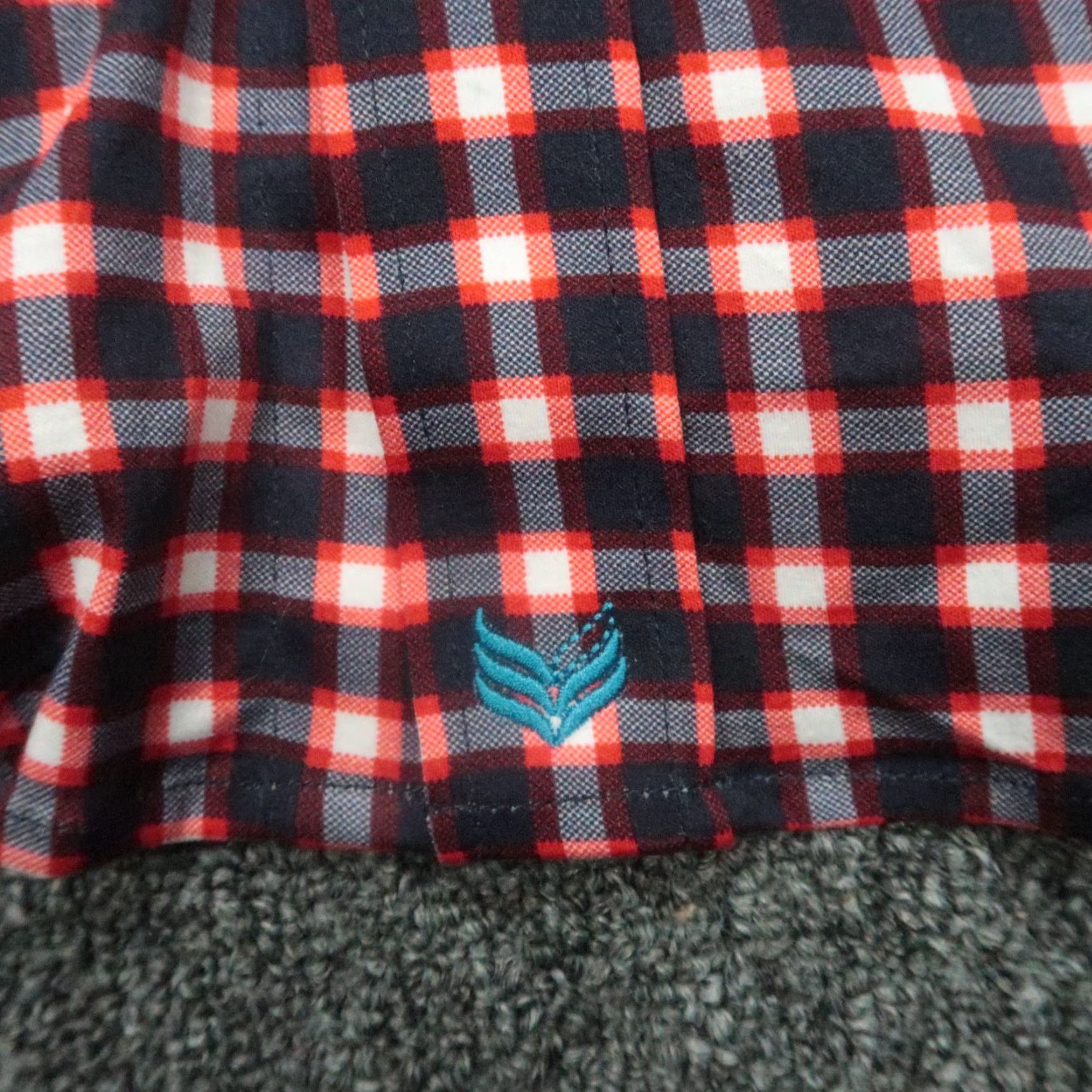 Vintage Buttercloth Shirt Mens XXL Red Blue Gingham Plaid Long Sleeve Button NWT Size US XXL / EU 58 / 5 - 6 Thumbnail