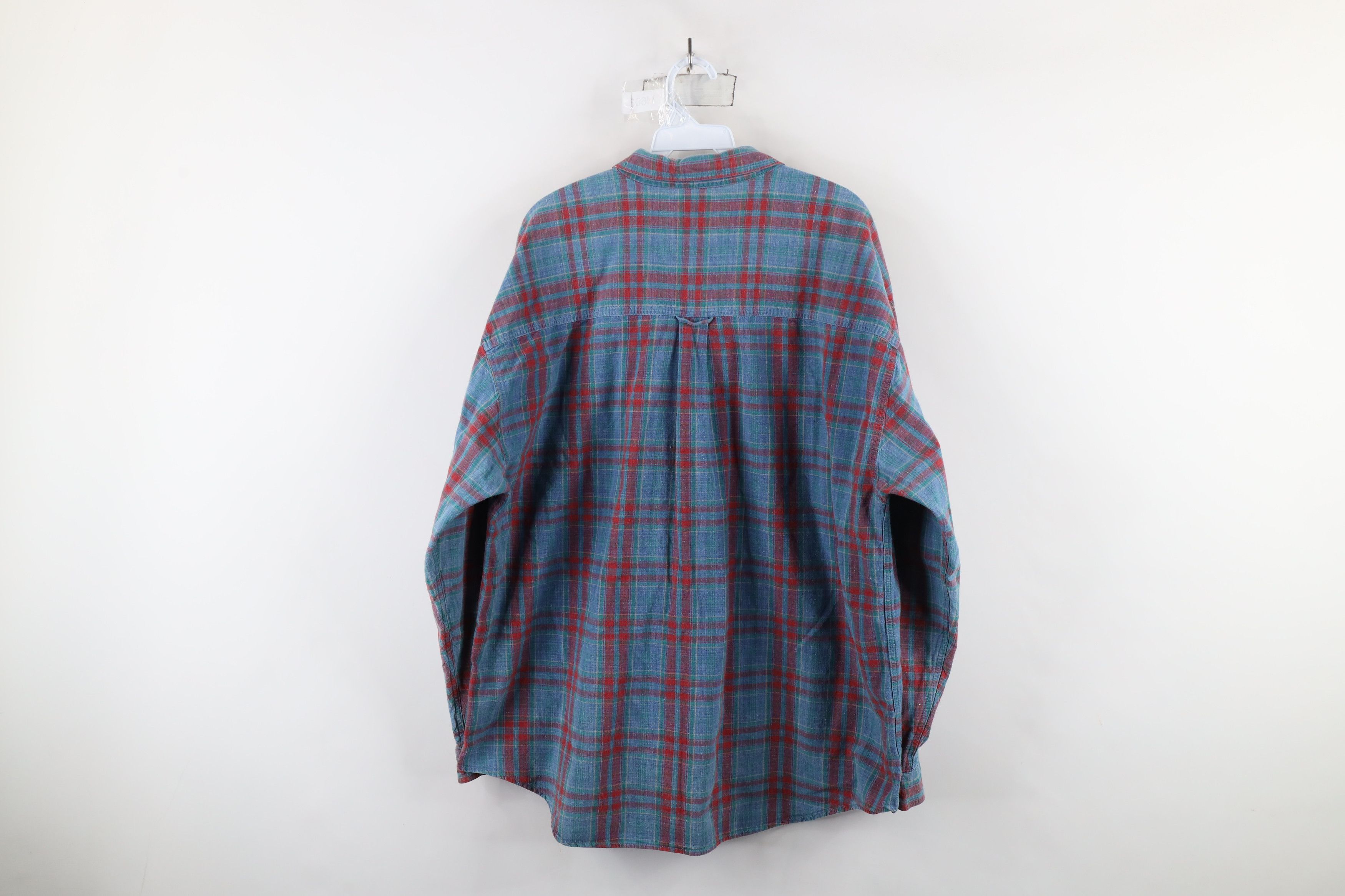 Vintage Vintage 90s Streetwear Pocket Denim Button Down Shirt Cotton Size US XL / EU 56 / 4 - 9 Thumbnail