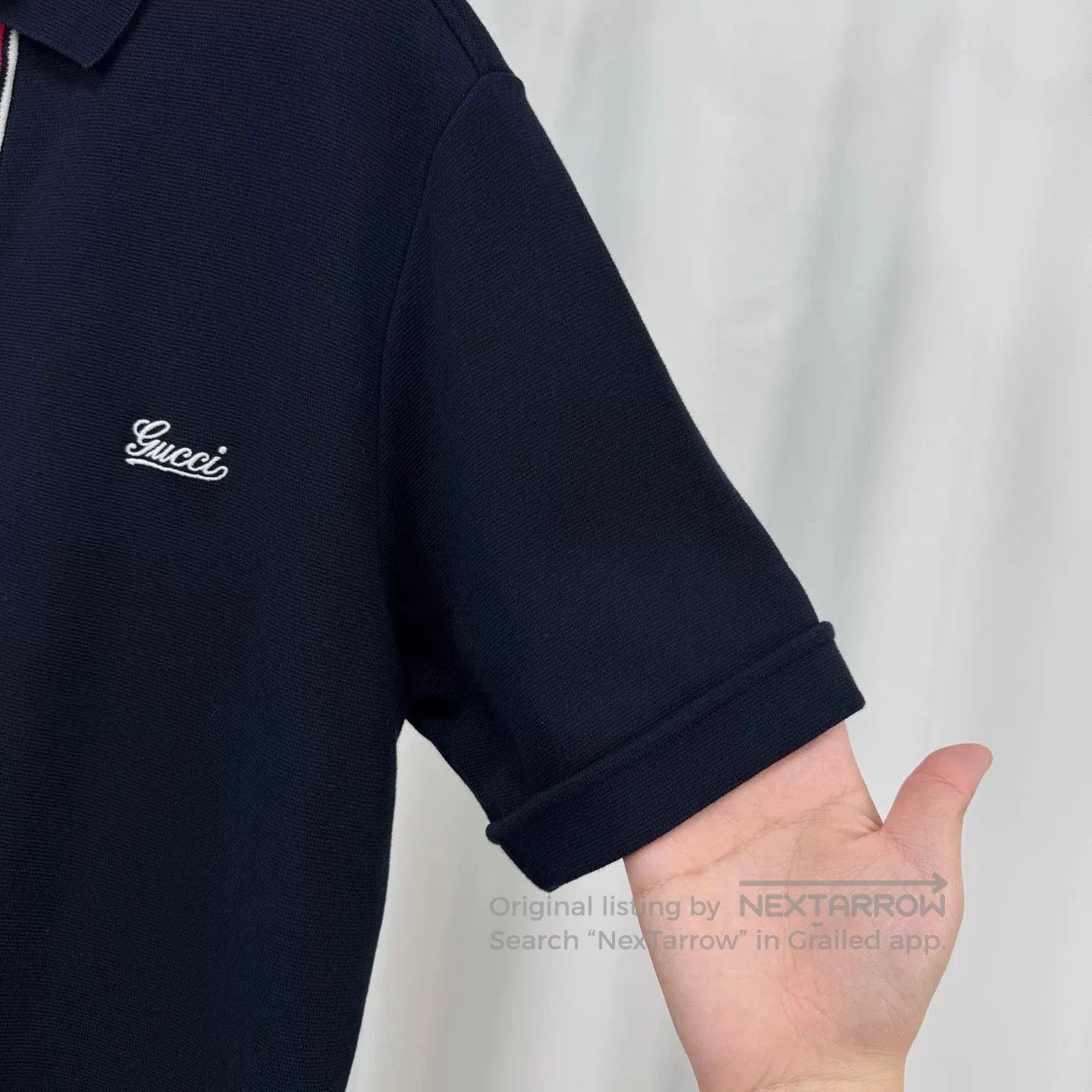 Gucci Gucci 2025 Embroidered Letter Knit Polo. Size US S / EU 44-46 / 1 - 4 Thumbnail