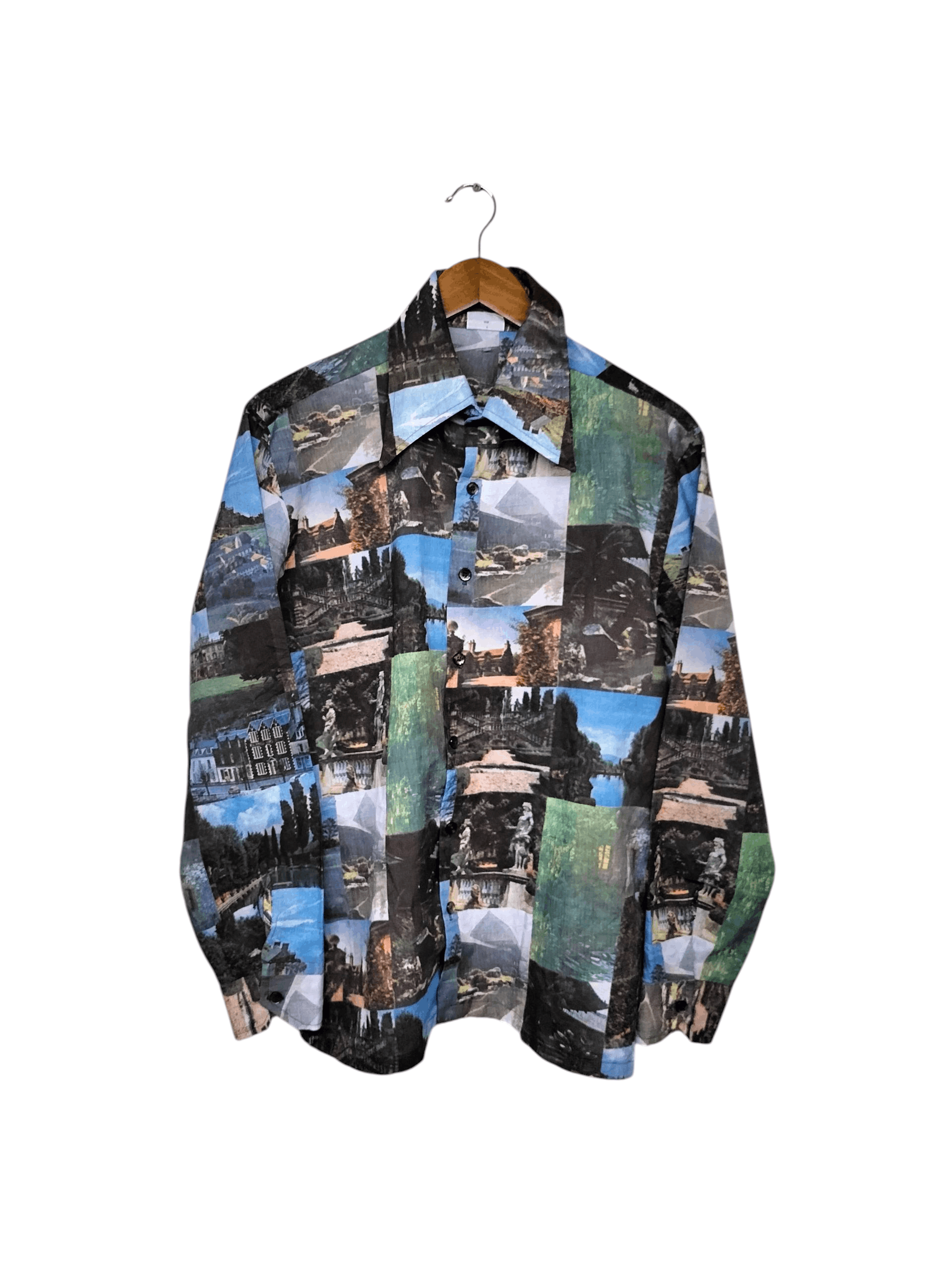 JCPenney Vintage jc penny over print shirt Size US M / EU 48-50 / 2 - 1 Thumbnail