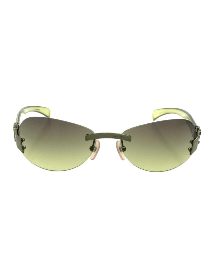 Chanel Chanel Sunglasses 4037 Rhinestone CC 4017 Rimless Vintage Size ONE SIZE - 3 Thumbnail