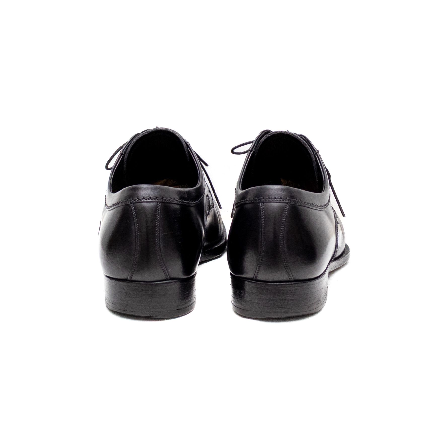Dolce & Gabbana Dolce & Gabbana Men’s Black Leather Oxford Dress Shoes US 9 Size US 9 / EU 42 - 5 Thumbnail