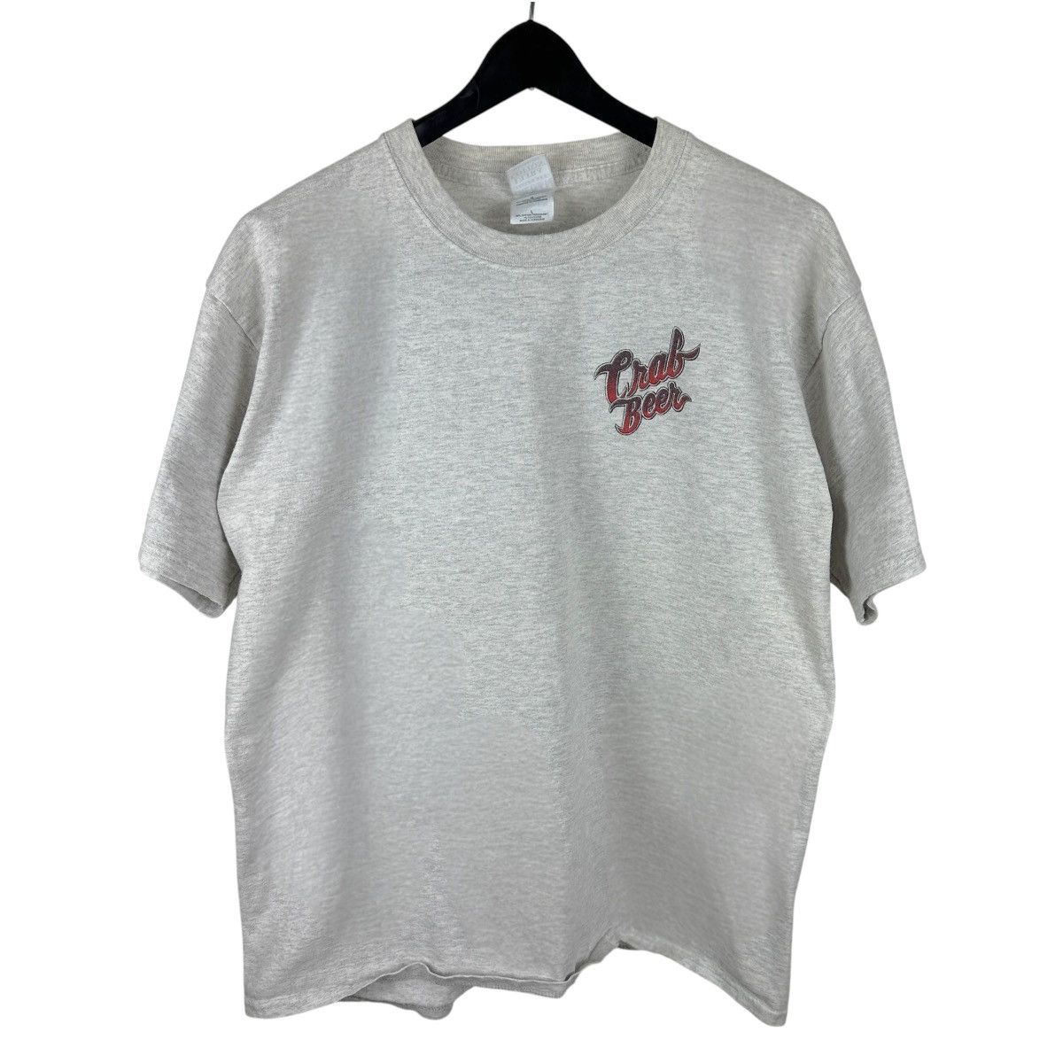 Vintage Vintage 90s Crab Beer Brewery Grey Promo Shirt Size US L / EU 52-54 / 3 - 2 Thumbnail