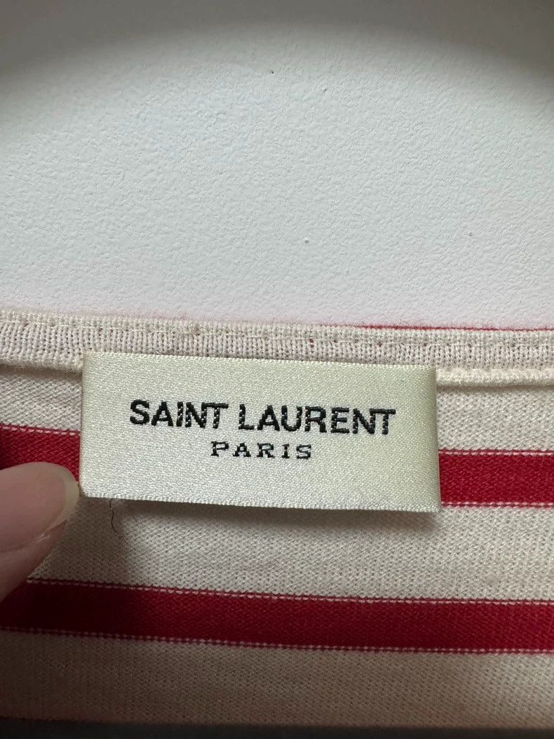 Saint Laurent Paris Saint Laurent Paris 15ss show red and white striped long s Size US S / EU 44-46 / 1 - 6 Thumbnail