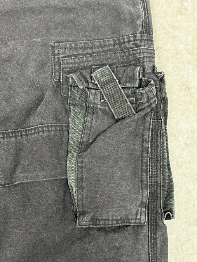 2000s Armani Black Cargo Pants