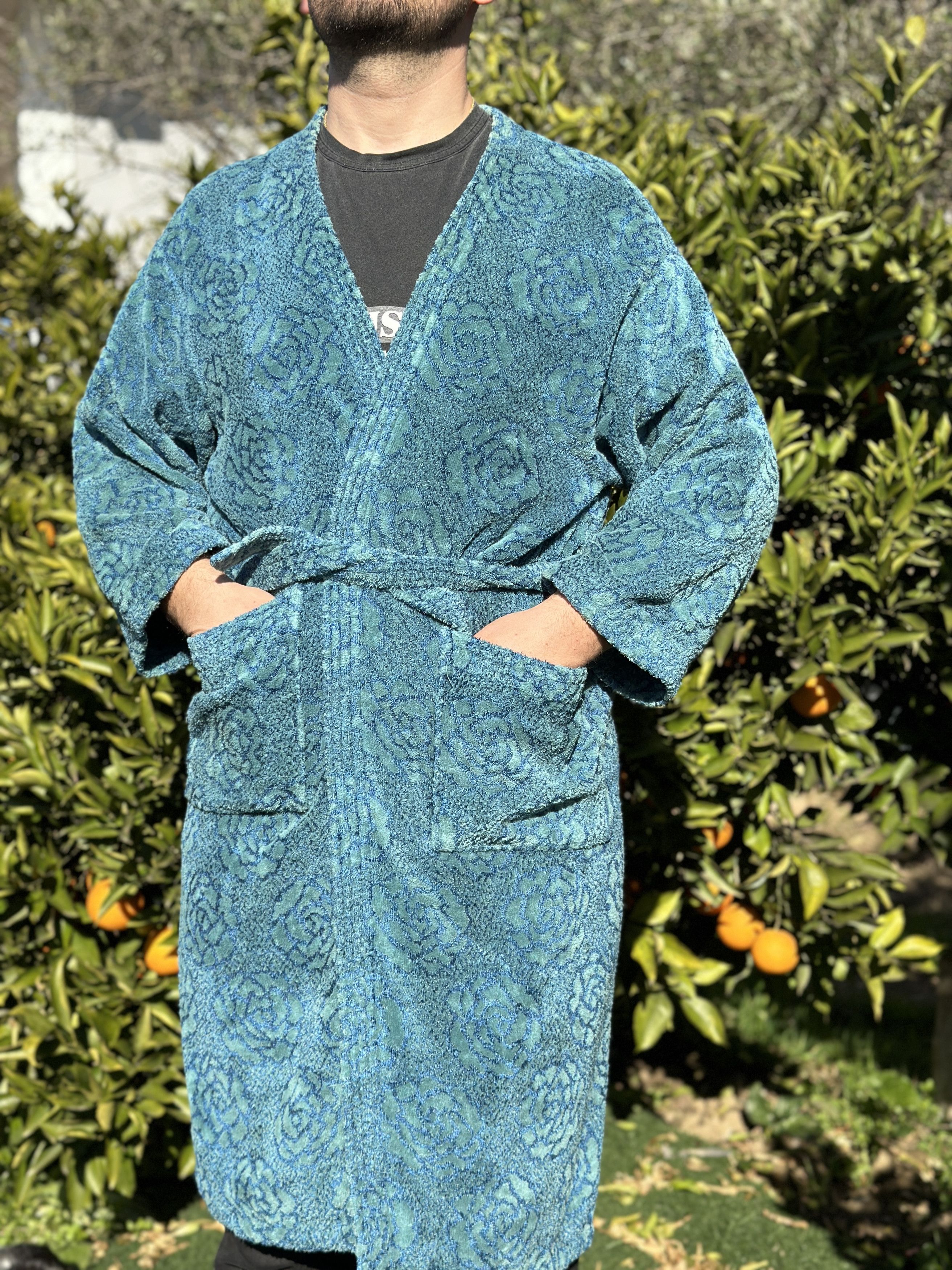 Missoni Bathrobe Missoni 3DKnit Floral Retro Light Robe Size L Size US L / EU 52-54 / 3 - 9 Thumbnail