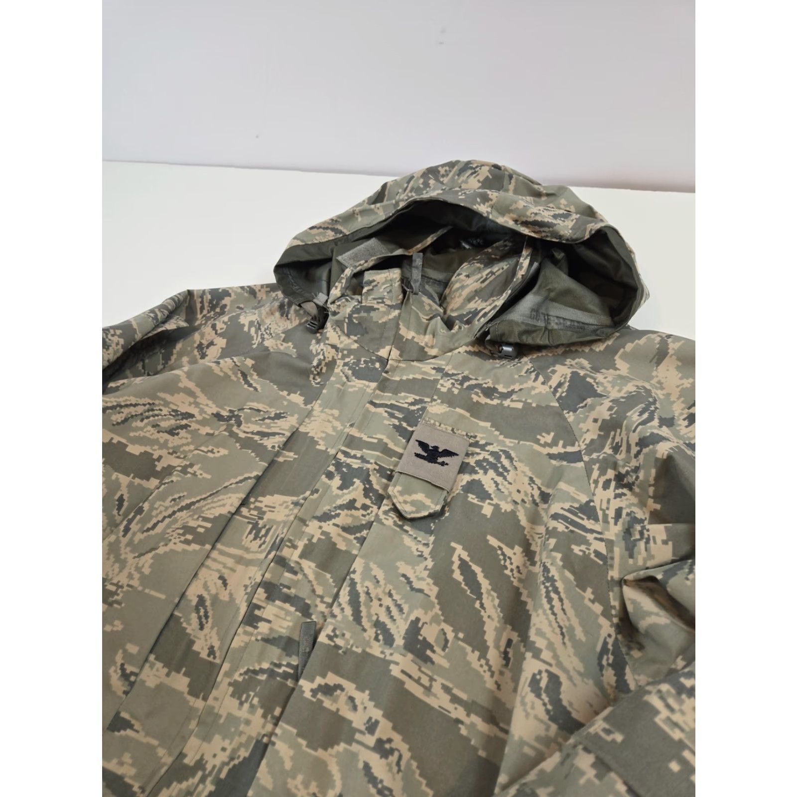 Vintage USAF APECS Gore-Tex Parka Jacket Mens Large Long ABU Camo Hooded Made in USA Size US L / EU 52-54 / 3 - 2 Thumbnail