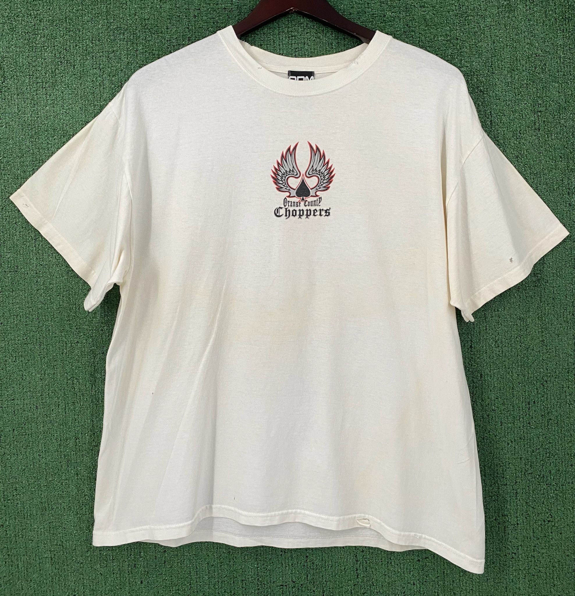 Vintage Y2K Orange County Choppers Dice Spades Distressed T-Shirt XL Size US XL / EU 56 / 4 - 10 Thumbnail