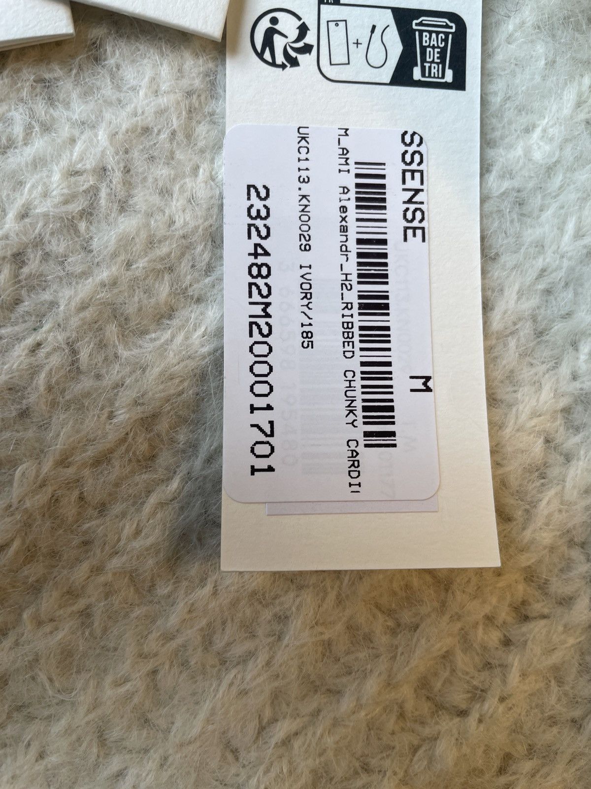 AMI Ami Chunky Ribbed Sweater Size US M / EU 48-50 / 2 - 4 Thumbnail