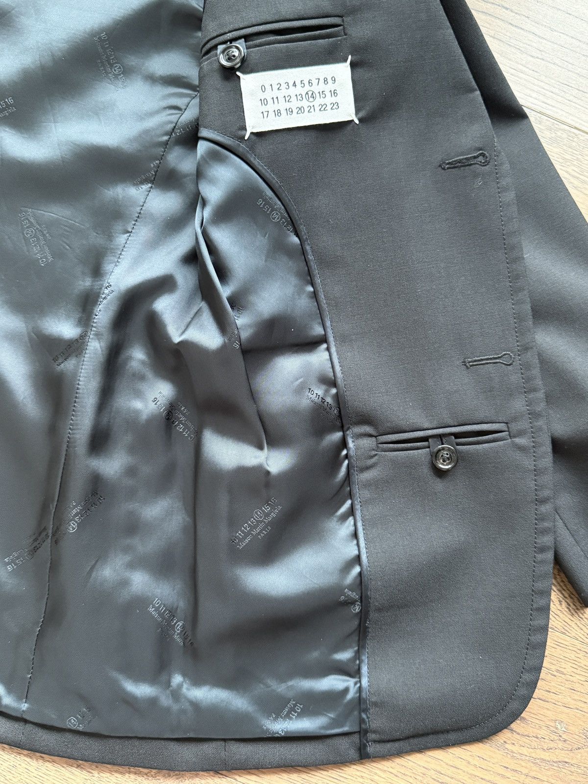 Maison Margiela Early Martin Margiela Line 14 Black Wool Blazer Jacket 44 Size US S / EU 44-46 / 1 - 10 Thumbnail