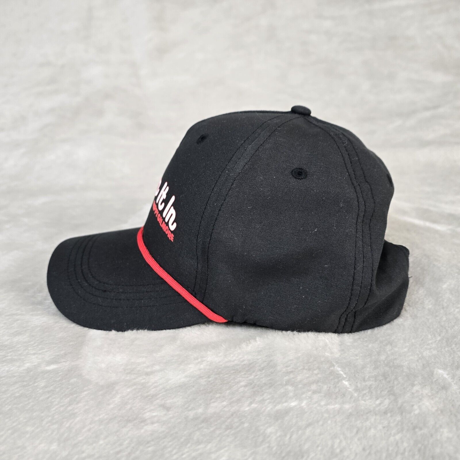 Other Just Tap It In Happy Gilmore Snapback Hat Cap Golf Black Red Size ONE SIZE - 4 Thumbnail