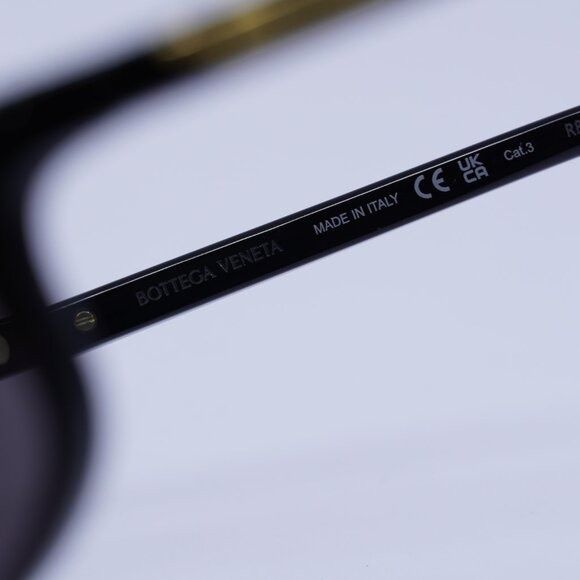 Bottega Veneta 🕶️ New Bottega Veneta BV1327S 001 Sunglasses - Shiny Black Size ONE SIZE - 7 Thumbnail