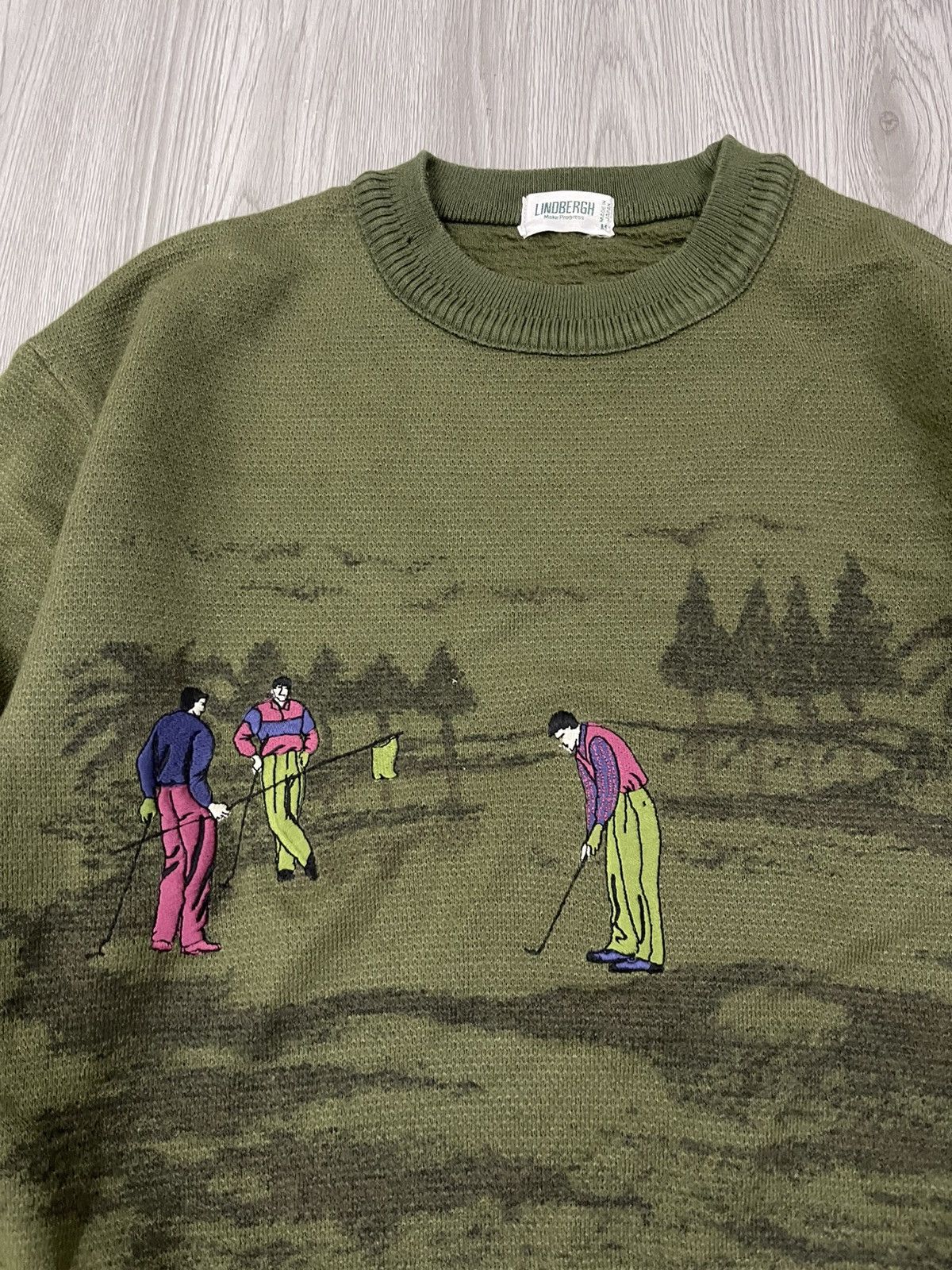 Lindbergh LINDBERGH JAPAN GOLF EMBROIDERY KNIT PULLOVER Size US M / EU 48-50 / 2 - 3 Thumbnail