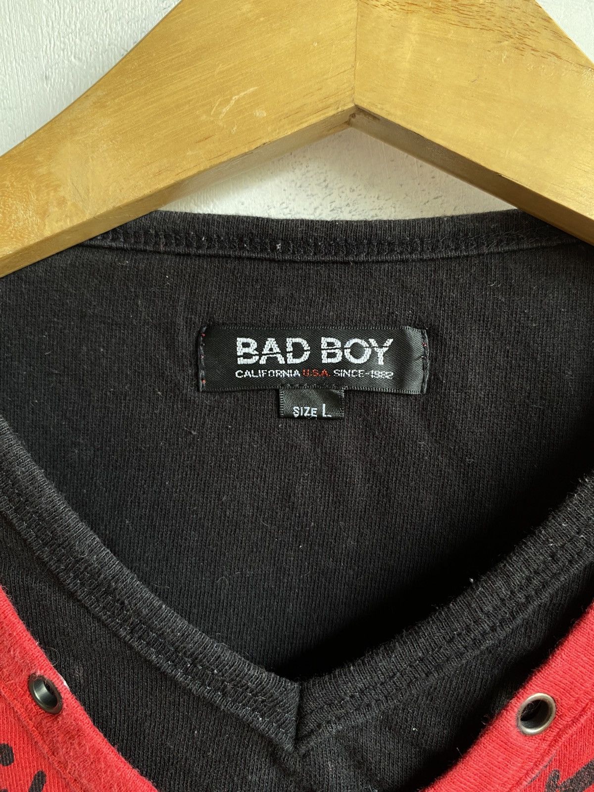 Japanese Brand 2000s Archival Bad Boy Bondage Ls Shirt y2k Lgb Size US L / EU 52-54 / 3 - 4 Thumbnail