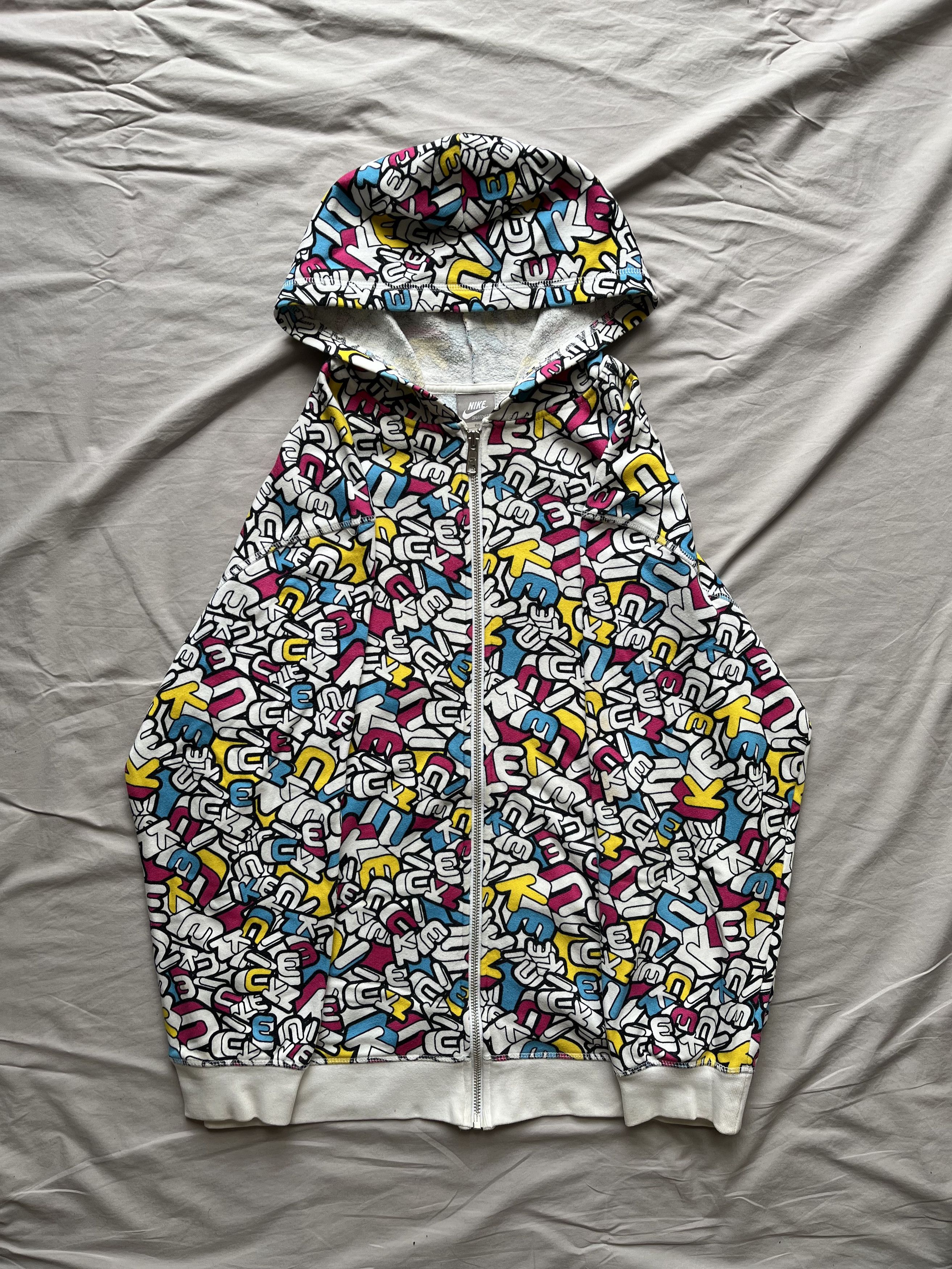 Nike 2000s Nike Monogram Logo Hoodie Size US XS / EU 42 / 0 - 1 Thumbnail