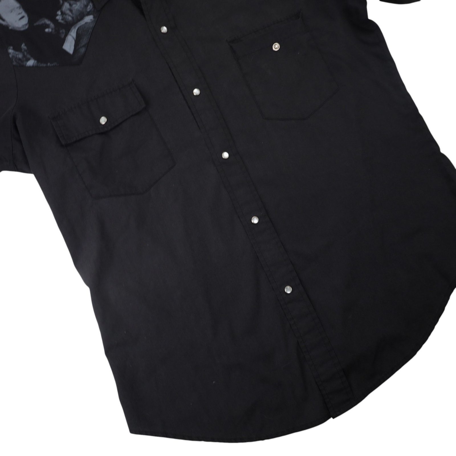 Vintage VTG Y2k Felon Pearl Snapdown Frankenstein Rockabilly Shirt Size US XL / EU 56 / 4 - 3 Thumbnail