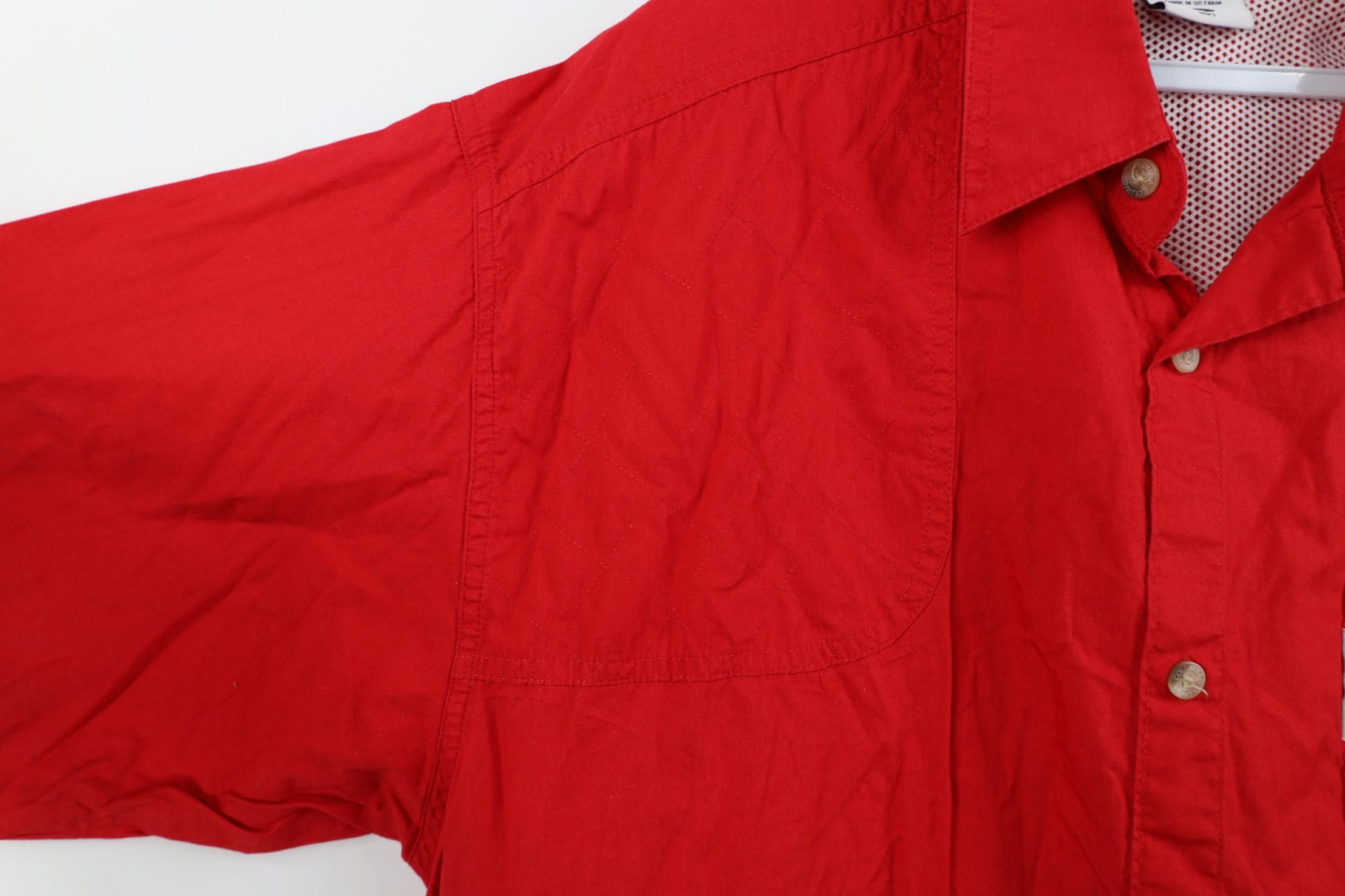 Columbia Columbia PHG Ohio State University Shooting Button Shirt Red Size US L / EU 52-54 / 3 - 8 Thumbnail