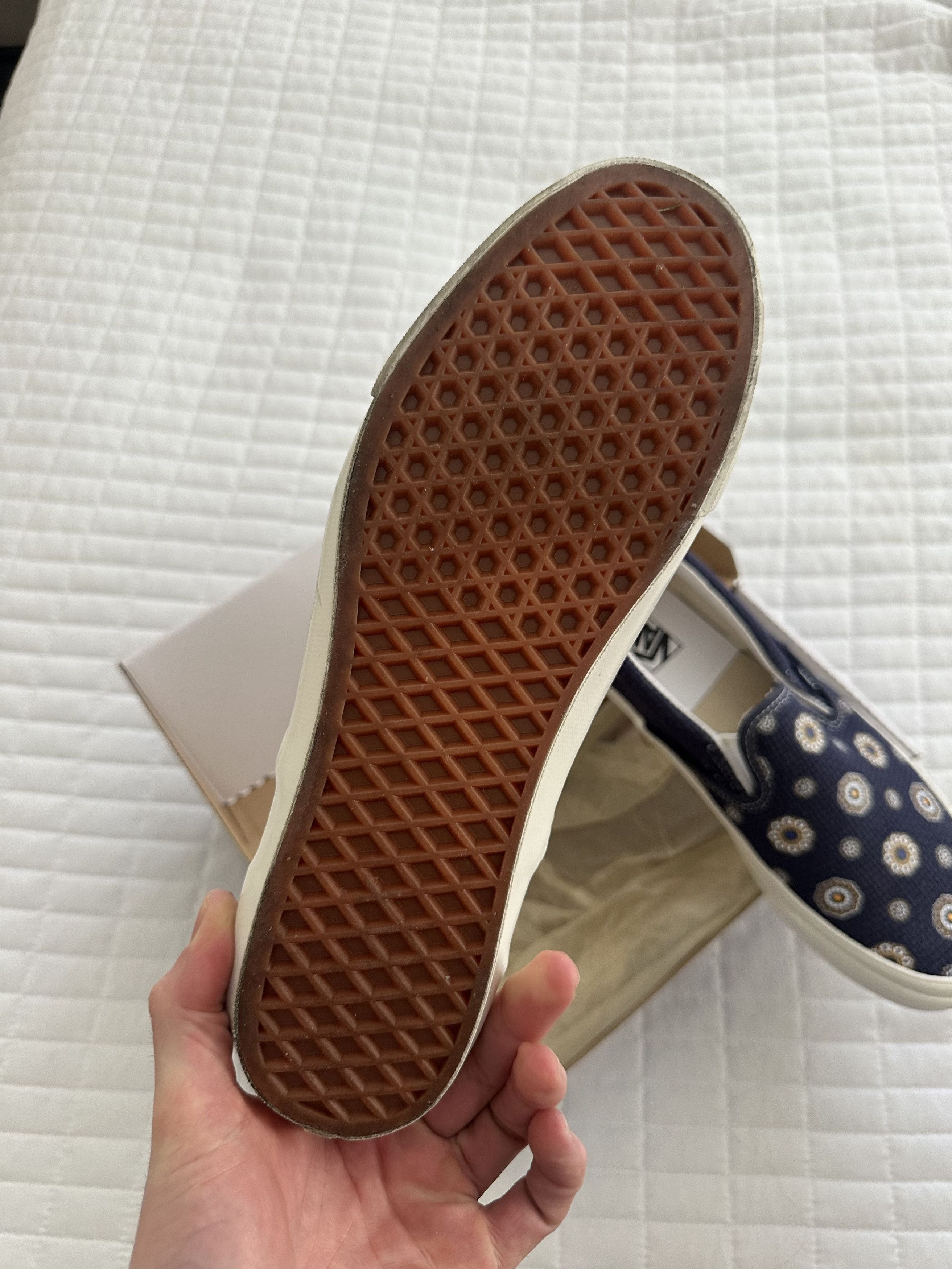 Kith × Vans Vans OG Classic Slip-On LX Kith for Vault Medallion Size US 11.5 / EU 44-45 - 10 Thumbnail